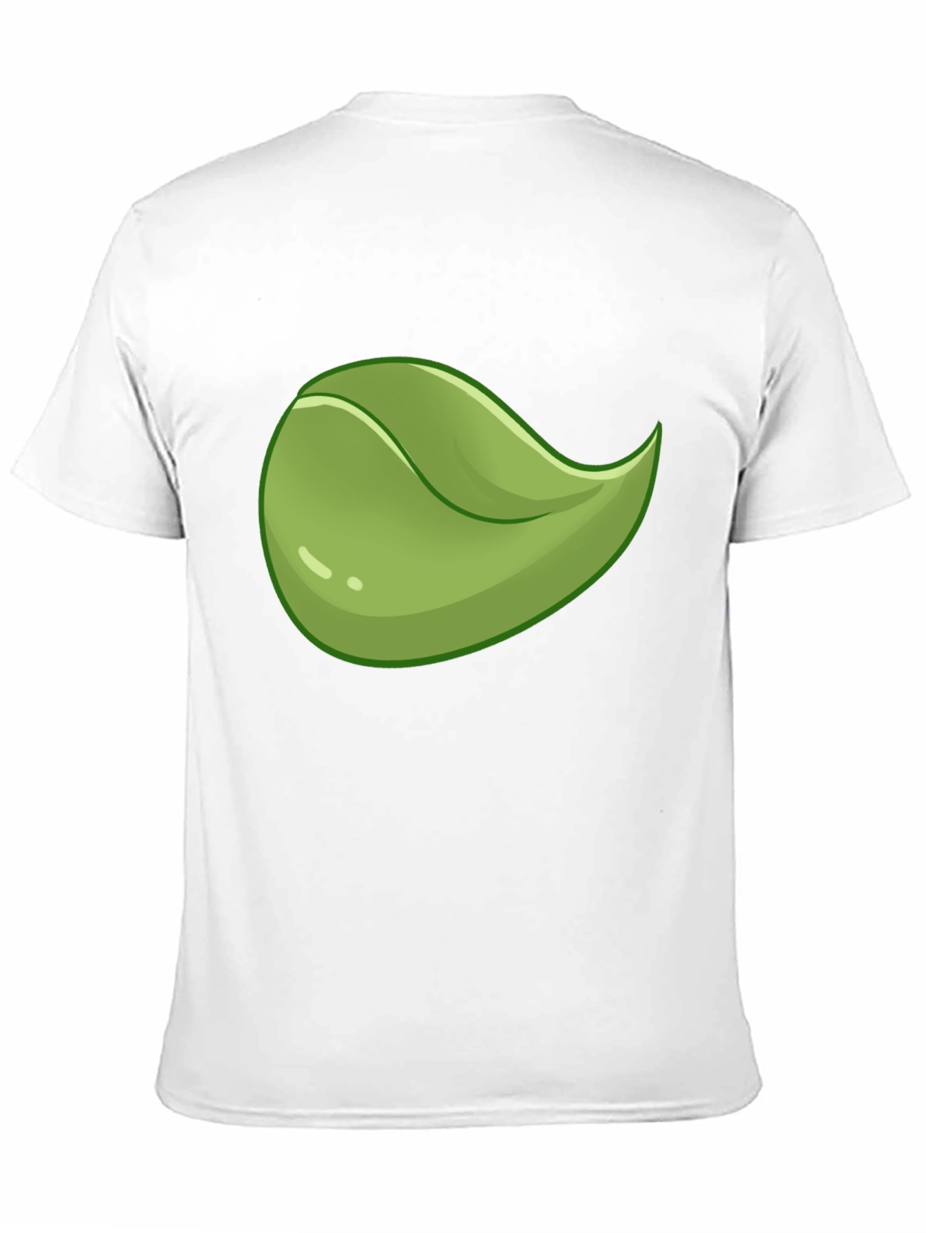 Black Leaf Graphic Black T-Shirt - Cool Casual Wear view 11