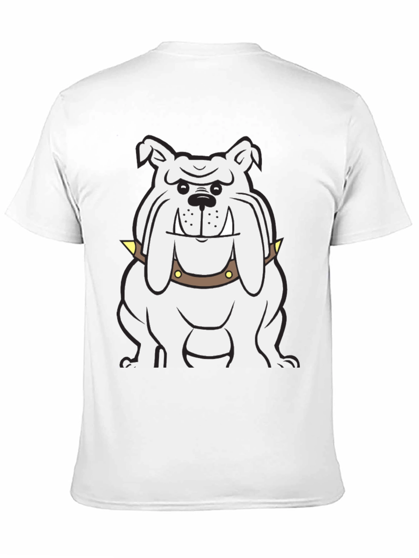 Black Bulldog Graphic Tee - Cool & Casual Black T-Shirt view 11