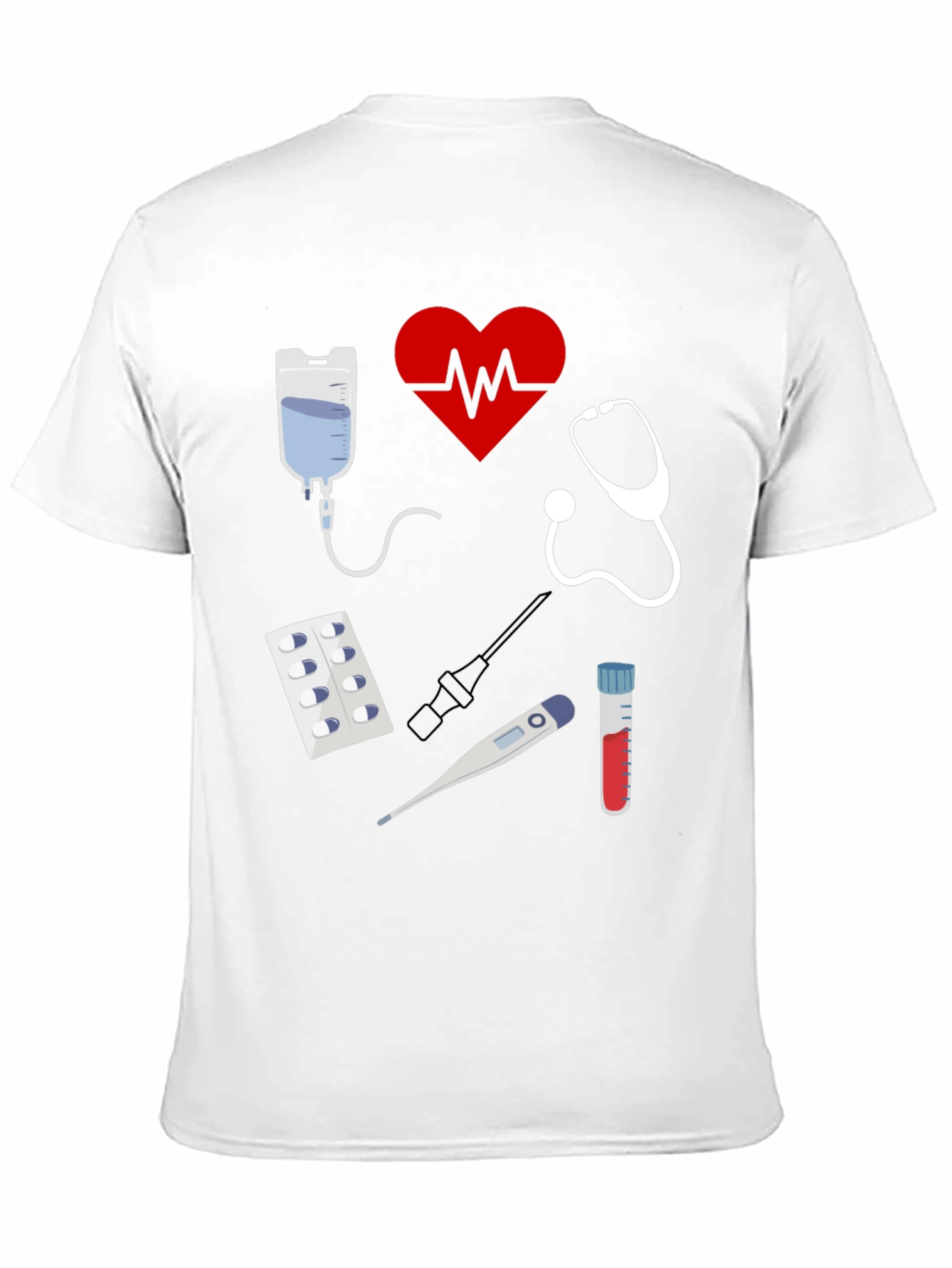 Black Medical Graphic Tee - Doctor Nurse Gift T-Shirt view 11