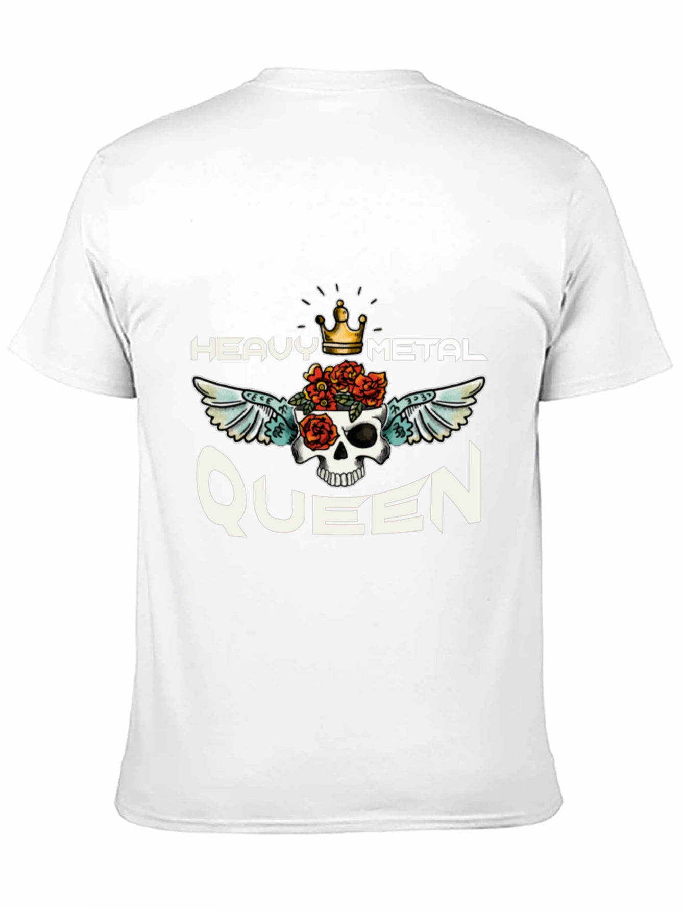 Black Heavy Metal Queen Graphic Tee view 11