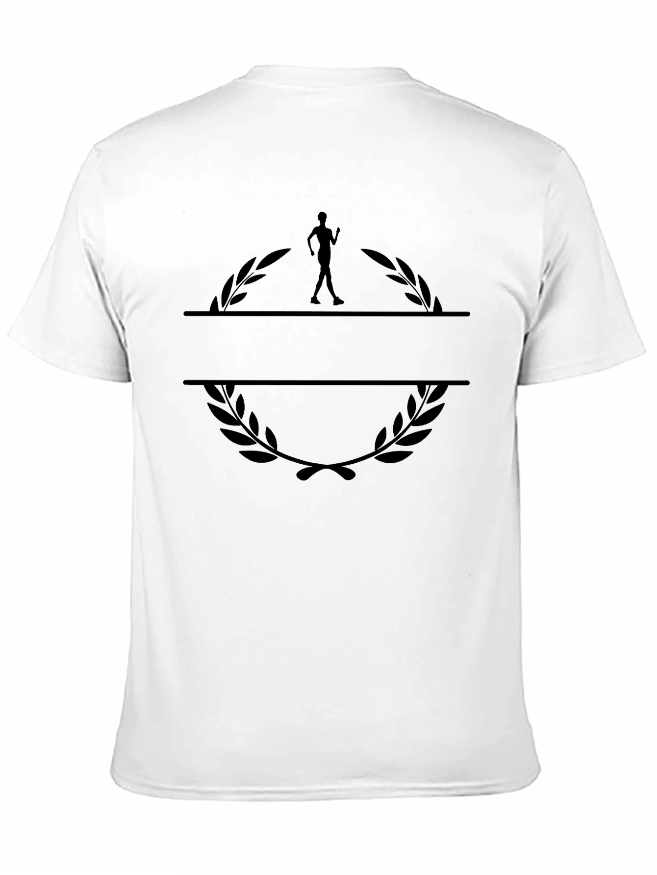 Black Runner Graphic Black T-Shirt - Activewear view 11