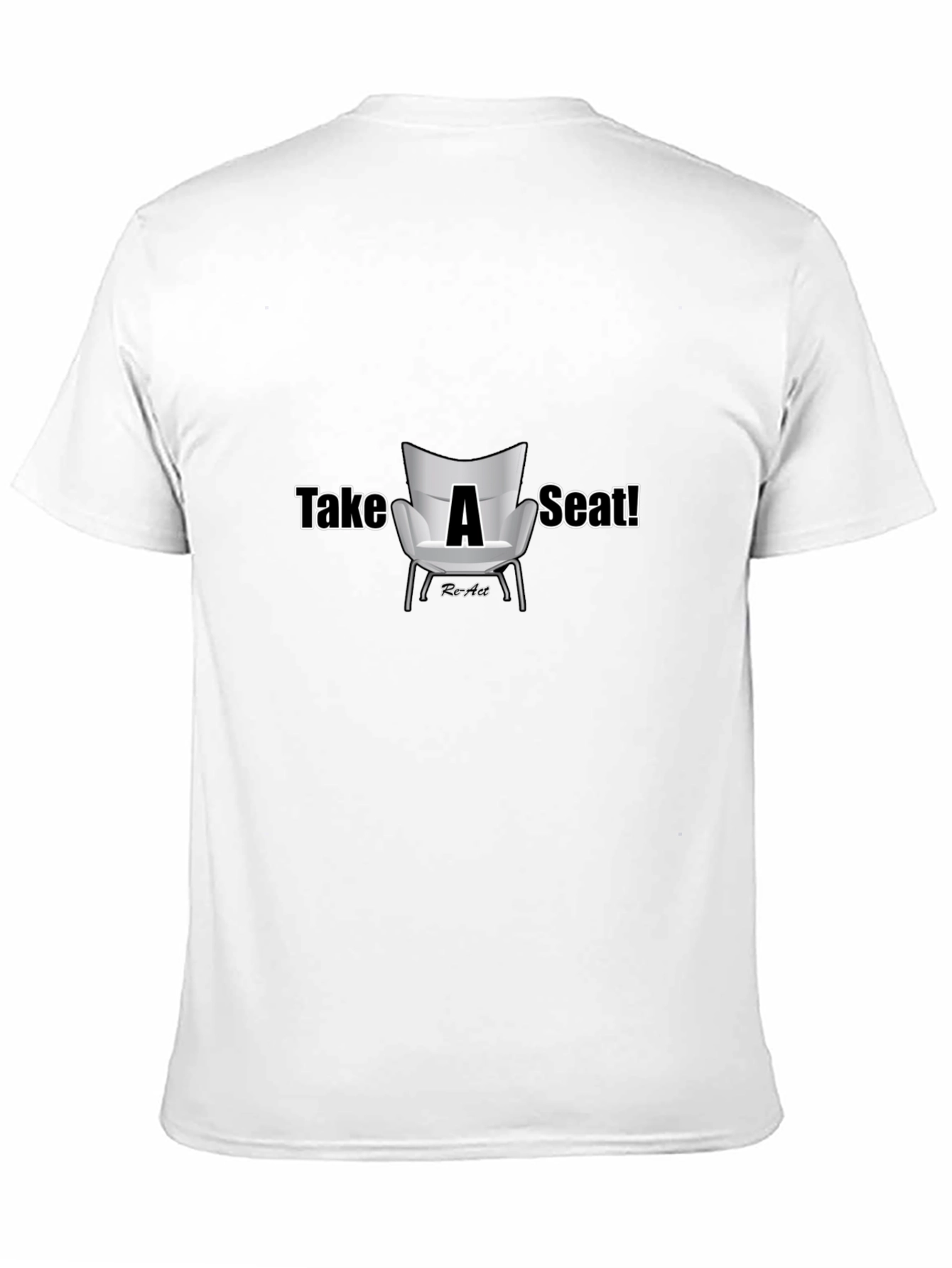 Black Take A Seat Graphic T-Shirt - Casual Style view 11