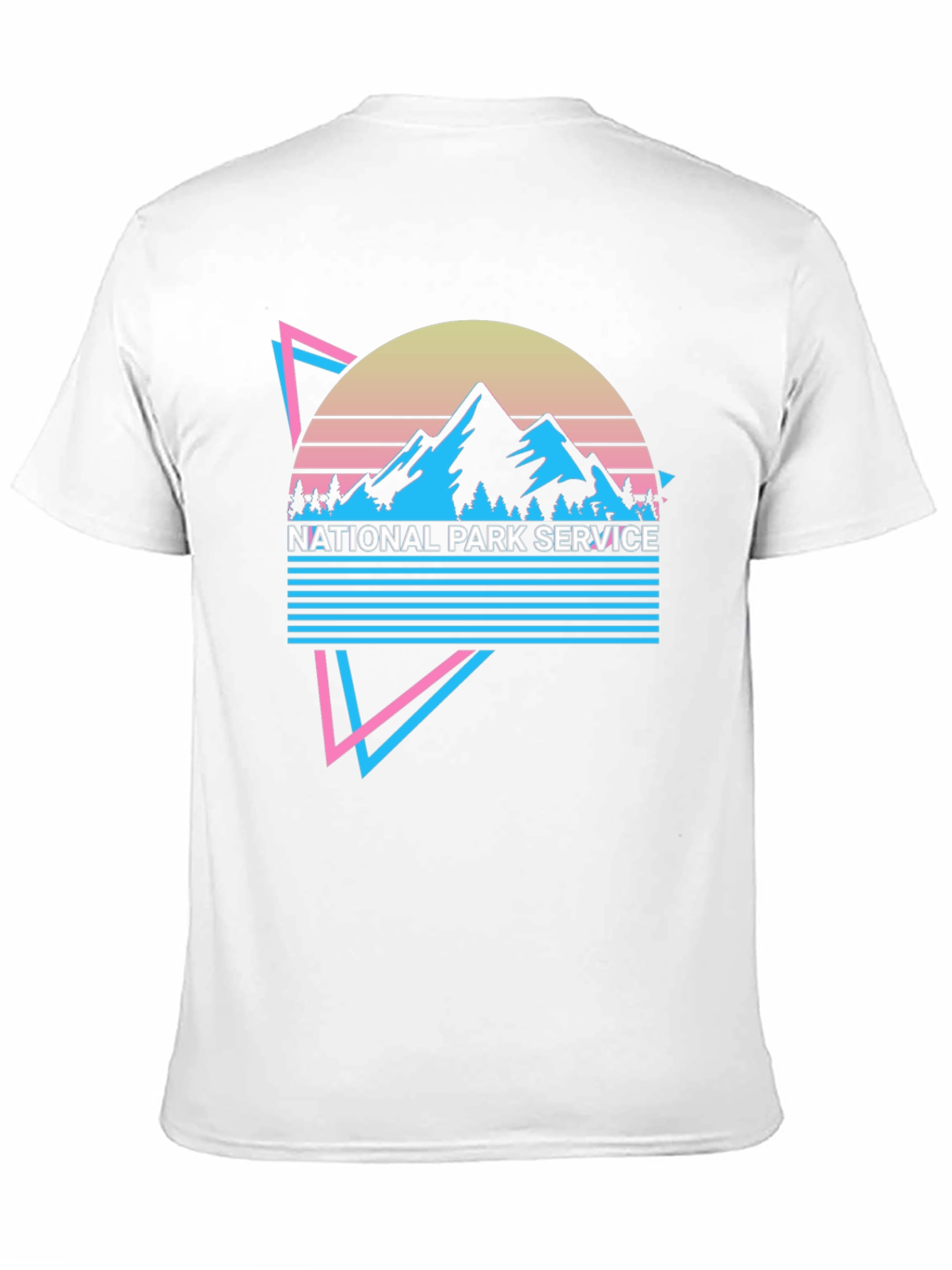 Black Retro National Park Service Graphic Tee view 11