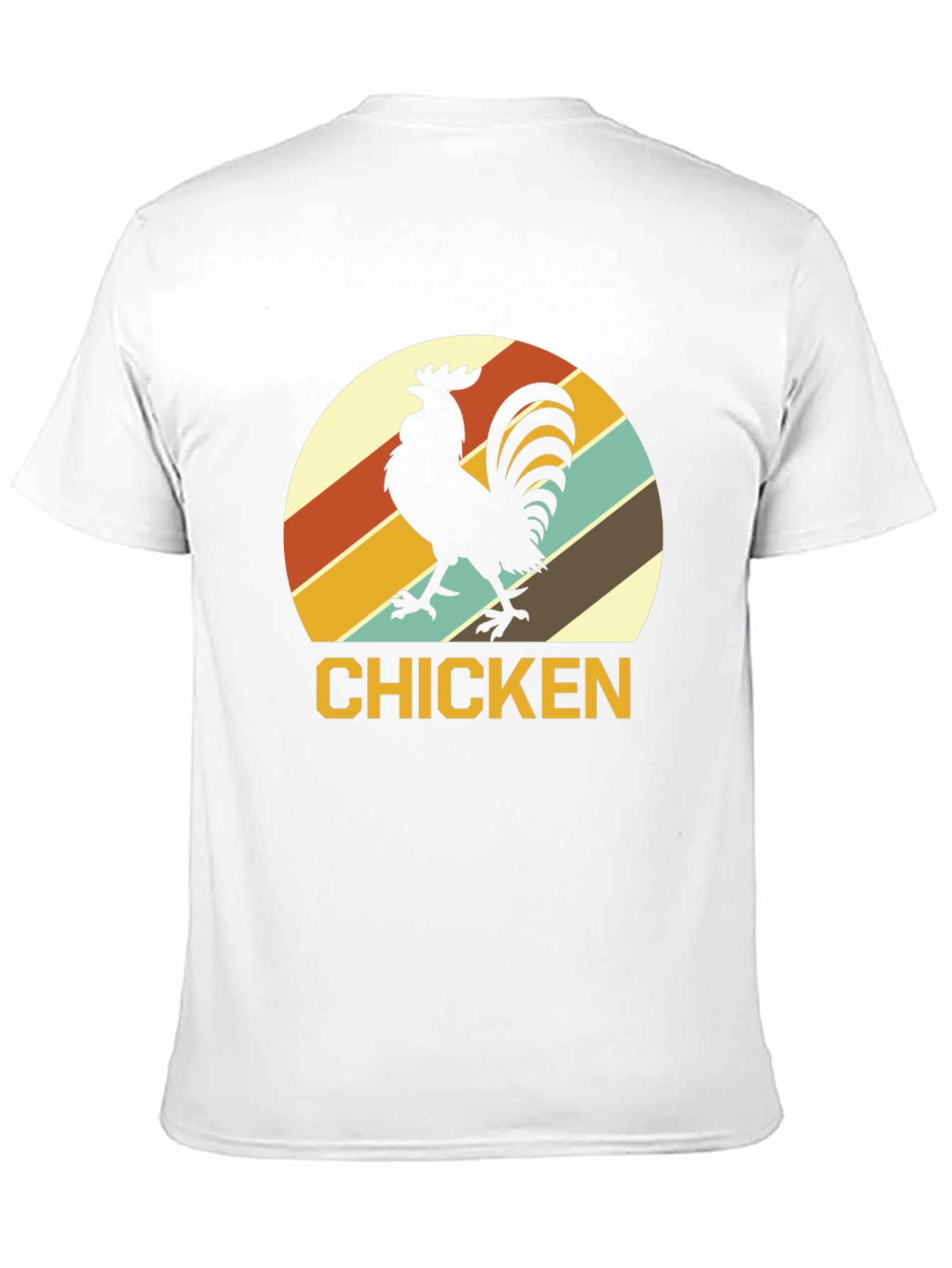 Black Retro Chicken Graphic T-Shirt - Black view 11