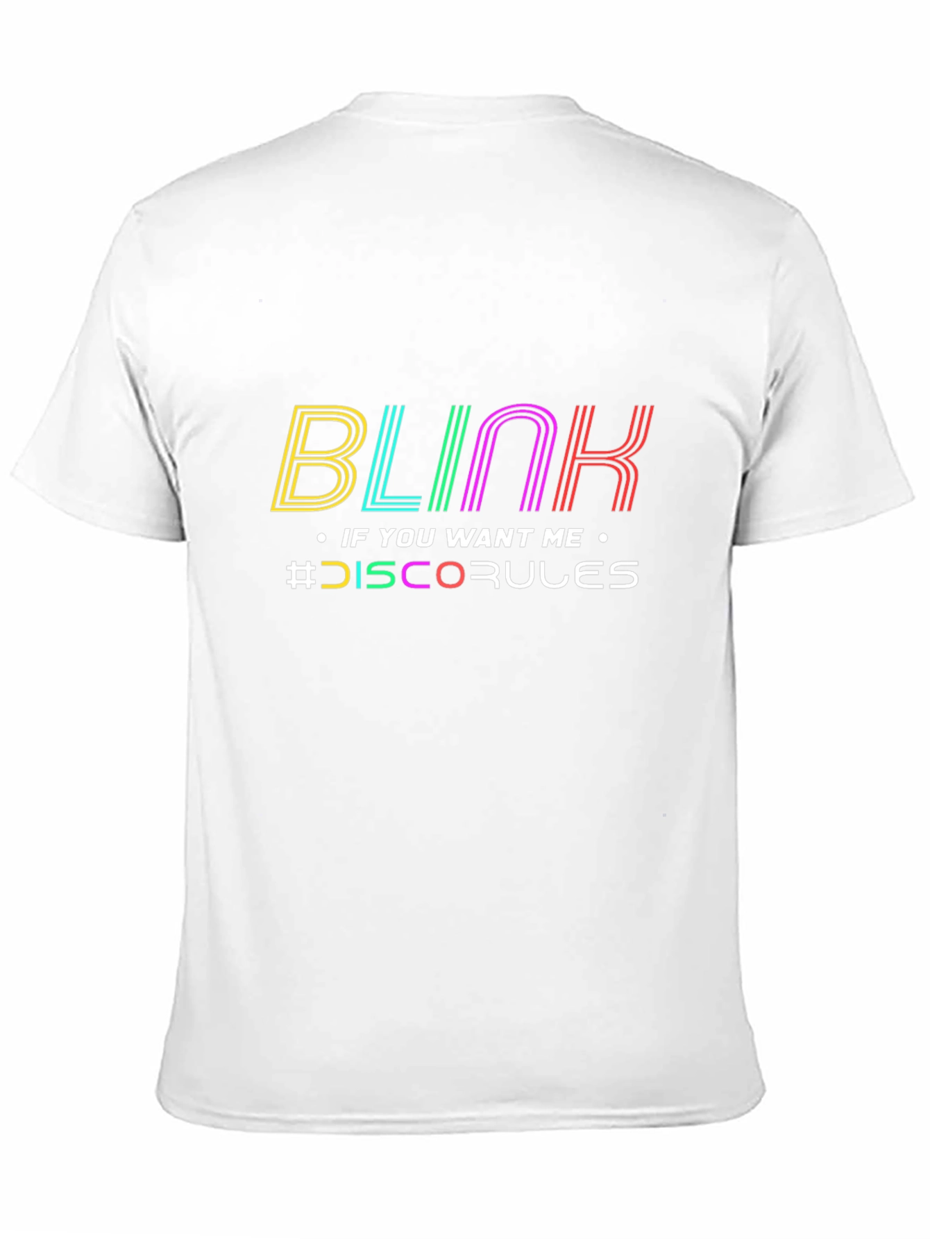 Black Blink Disco Rules Graphic Tee - Black view 11