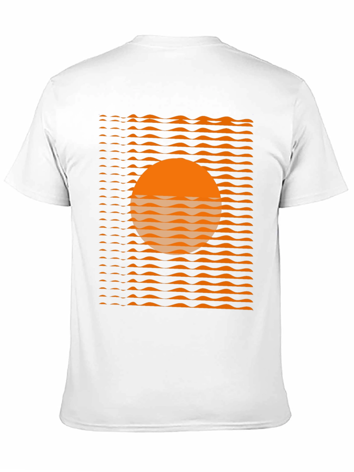 Black Retro Sunset Graphic T-Shirt view 11