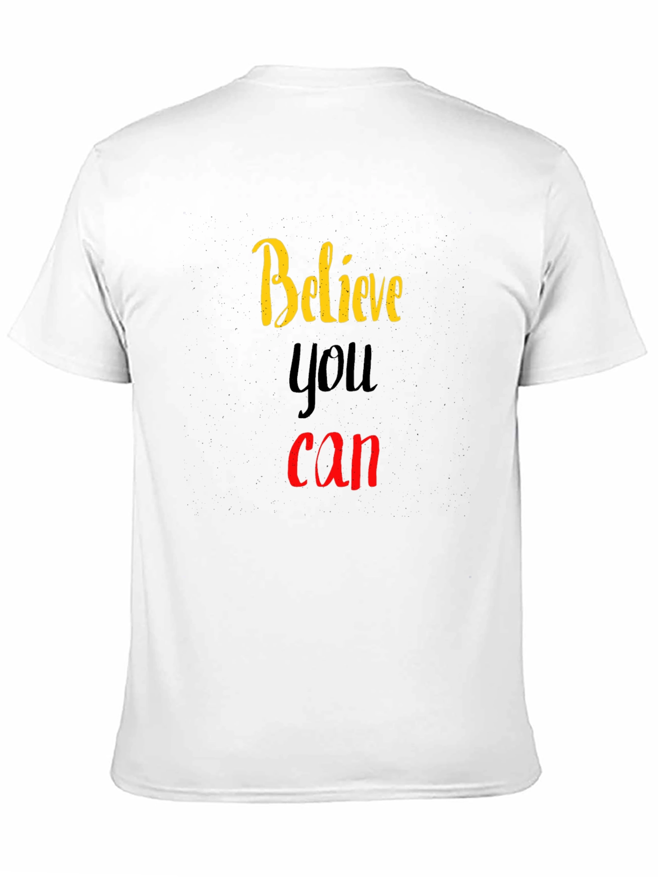 Black Believe You Can Graphic Tee view 11
