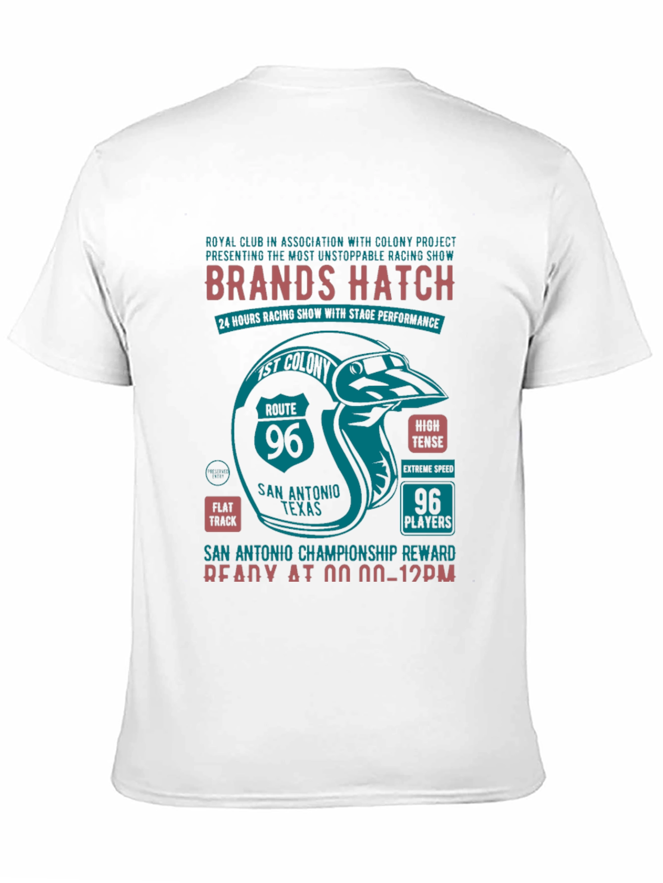 Black Brands Hatch Racing T-Shirt view 11