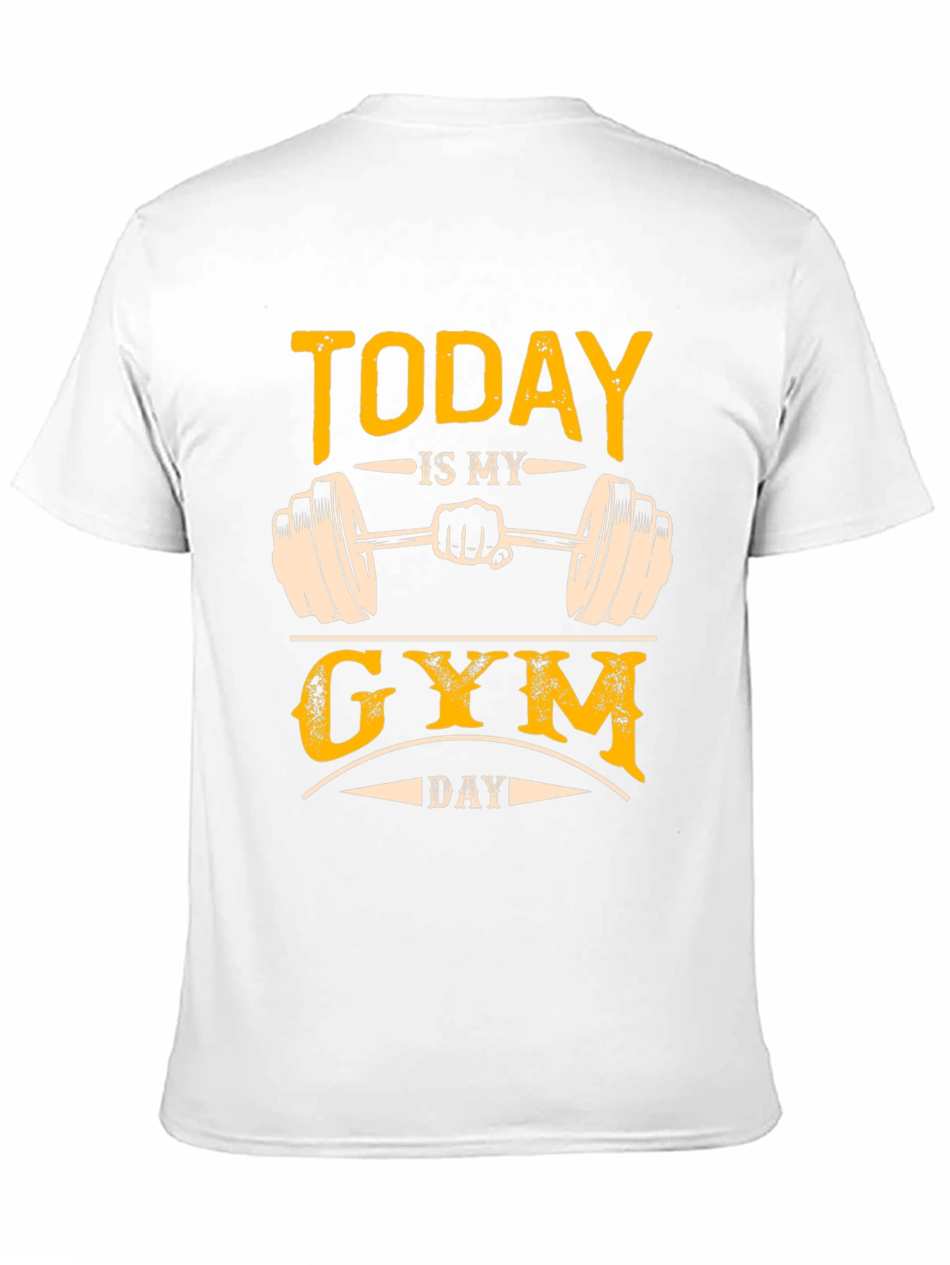 Black Today Is My Gym Day T-Shirt view 11
