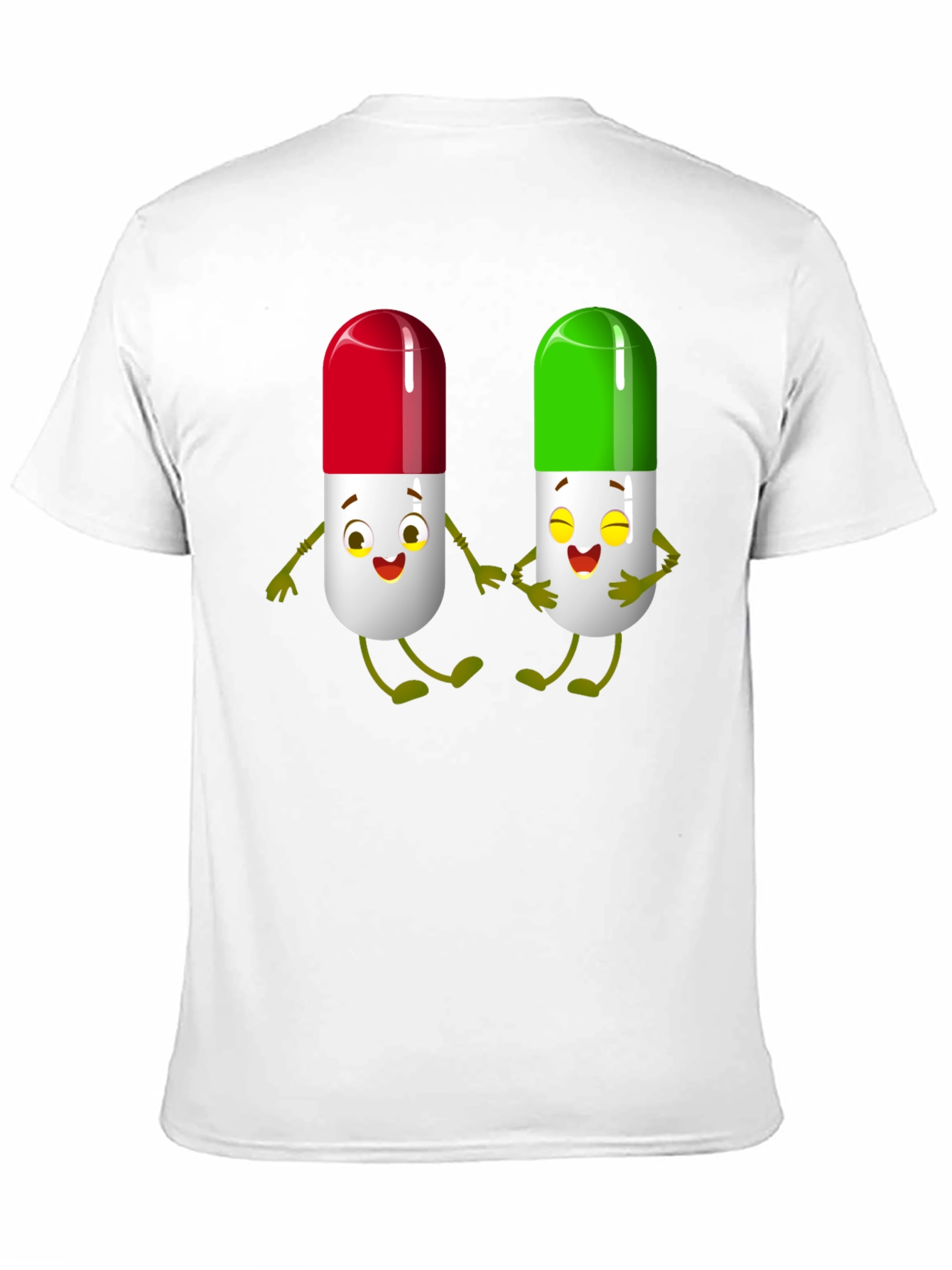 Black Pill Pals Graphic Tee - Black Cotton T-Shirt view 11