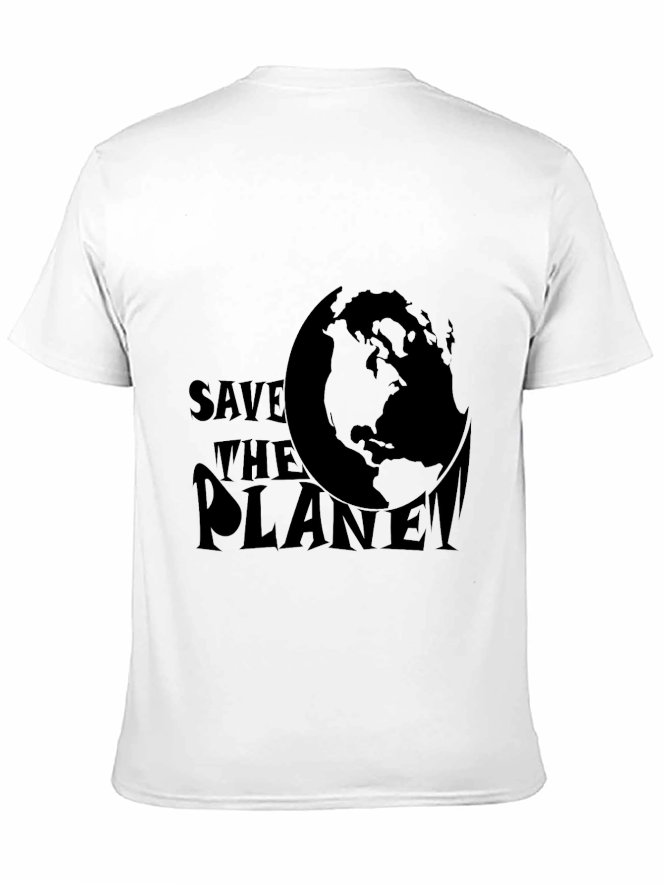 Black Save The Planet T-Shirt - Earth Day Tee view 11