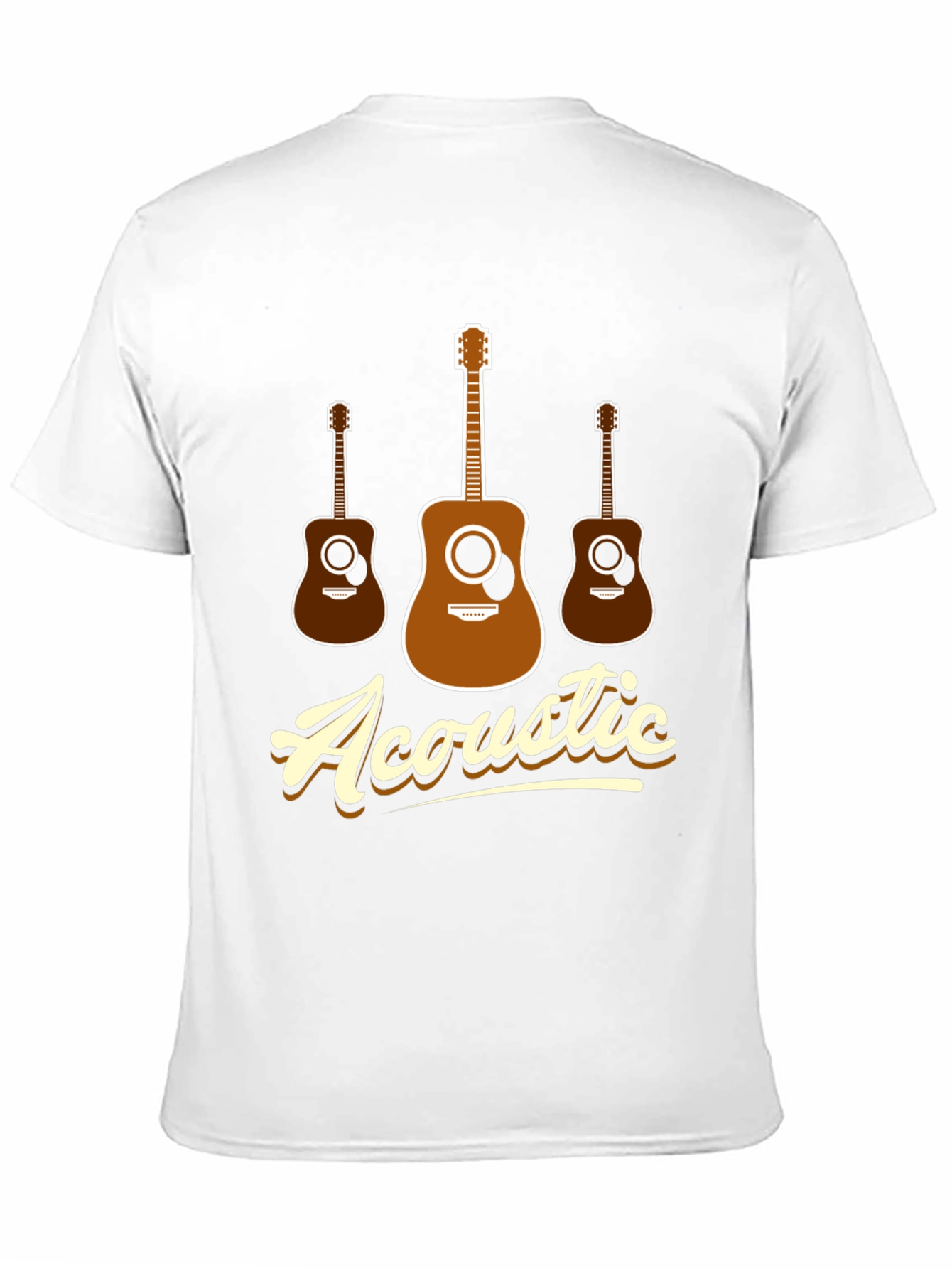 Acoustic Guitar T-Shirt - Music Lover Tee - 11