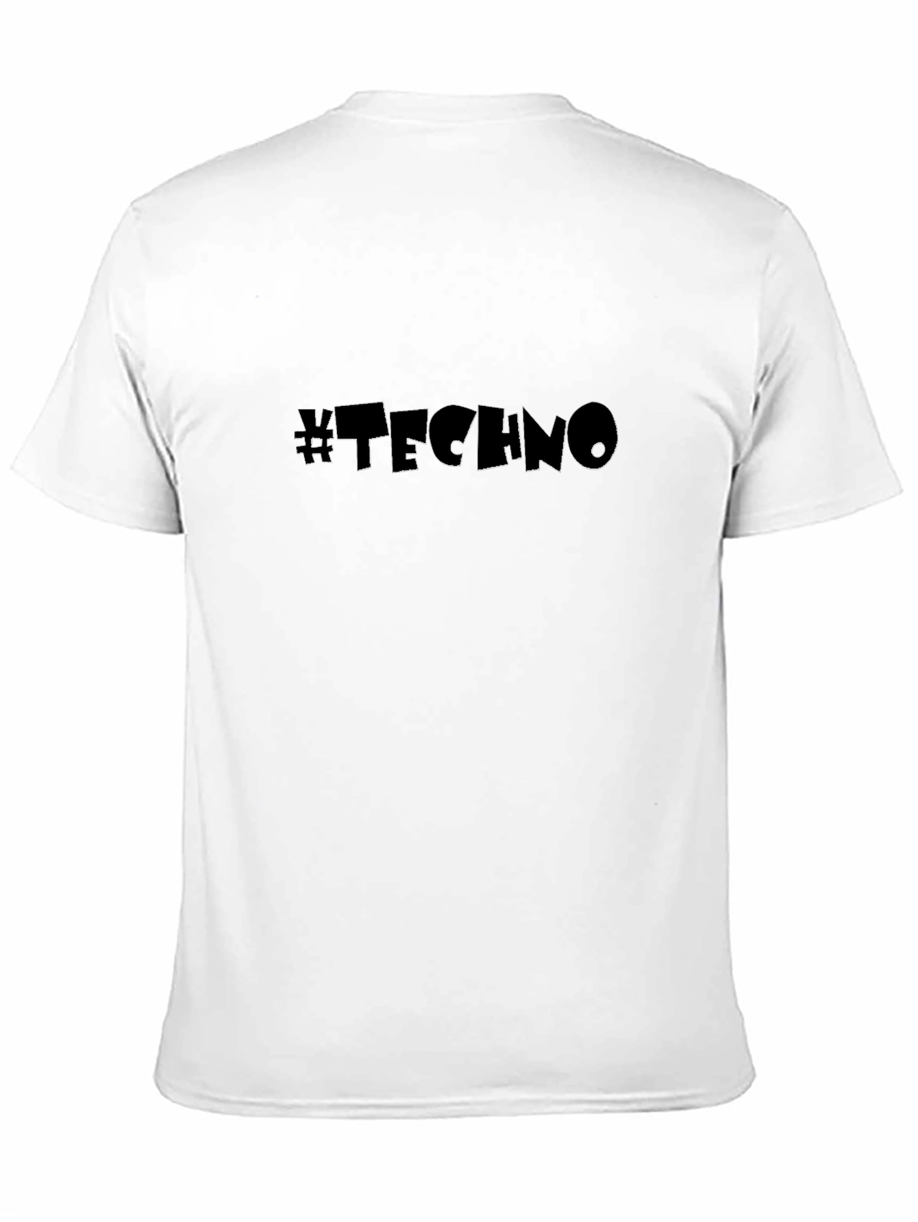 Black Black #TECHNO Graphic T-Shirt - Music Lover Tee view 11