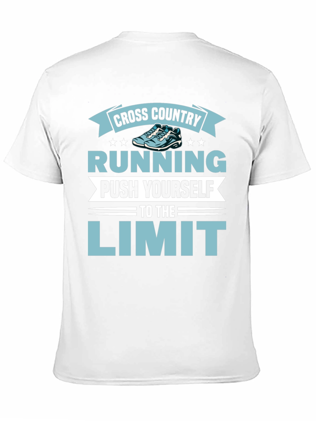 Black Cross Country Running Graphic Tee view 11