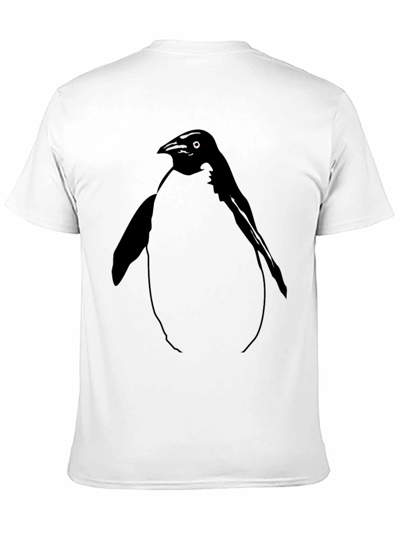 Black Penguin Graphic Black T-Shirt - Unisex Style view 11