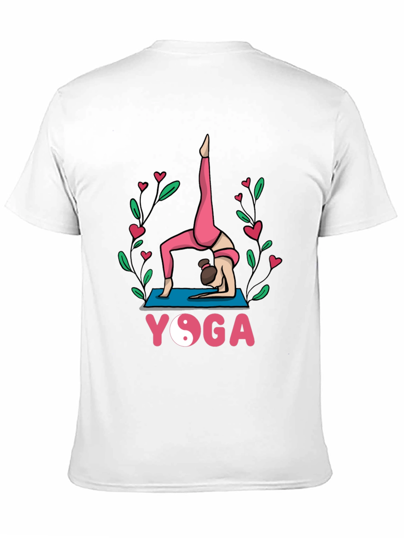 Black Yoga Pose Graphic Tee - Meditative Style view 11
