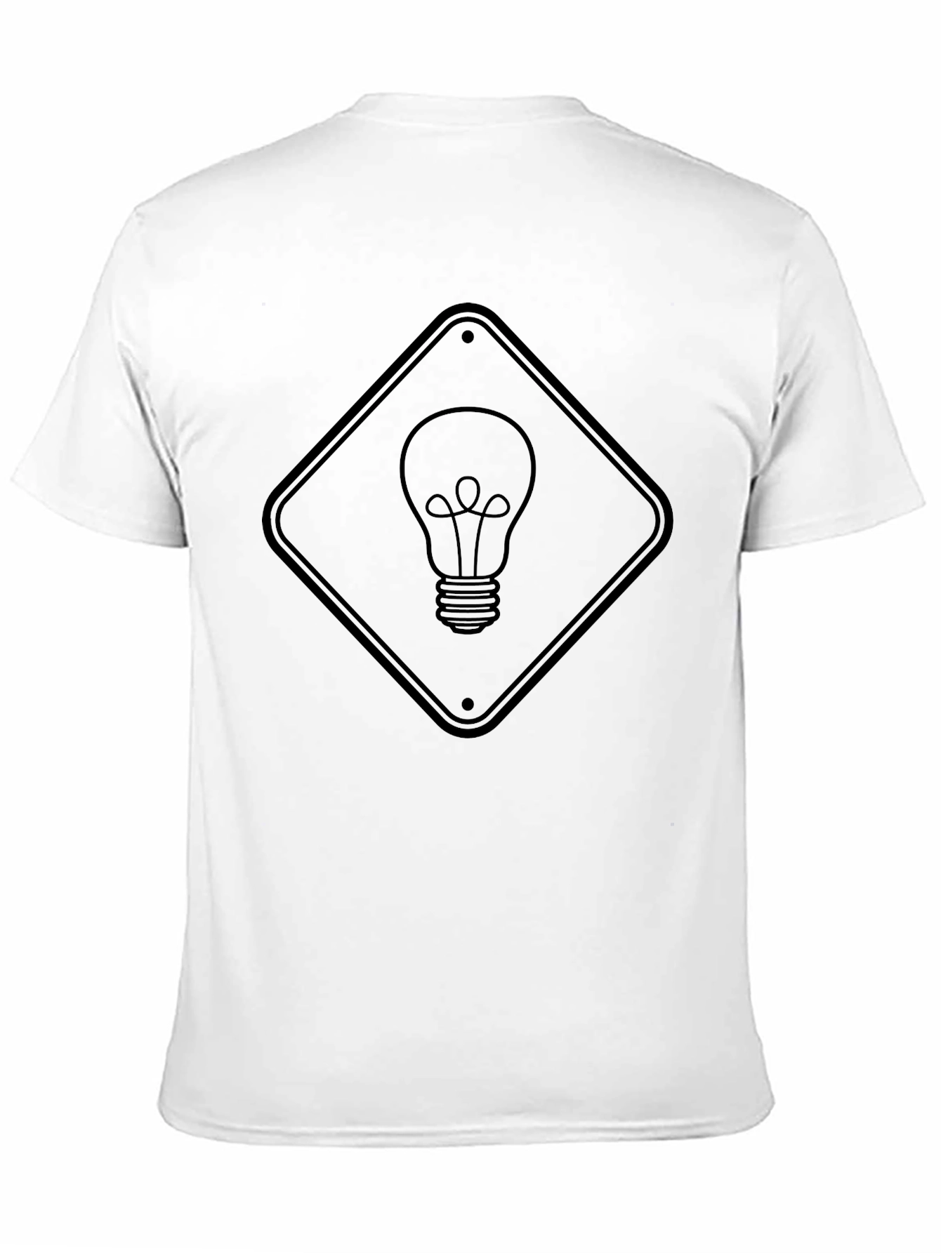 Black Idea Bulb Graphic T-Shirt view 11