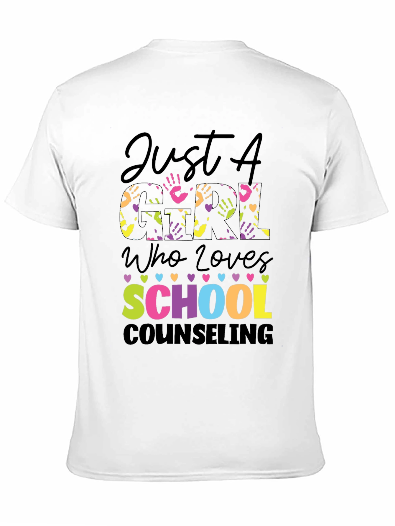 Just A Girl Who Loves School Counseling T-Shirt - 11