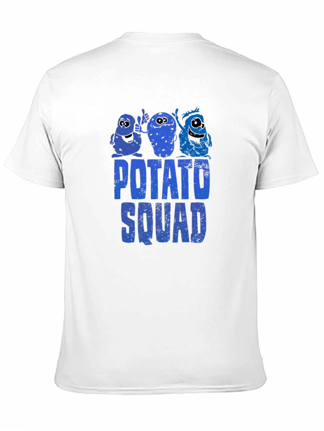 Black Potato Squad T-Shirt - Funny Cartoon Graphic Tee view 11
