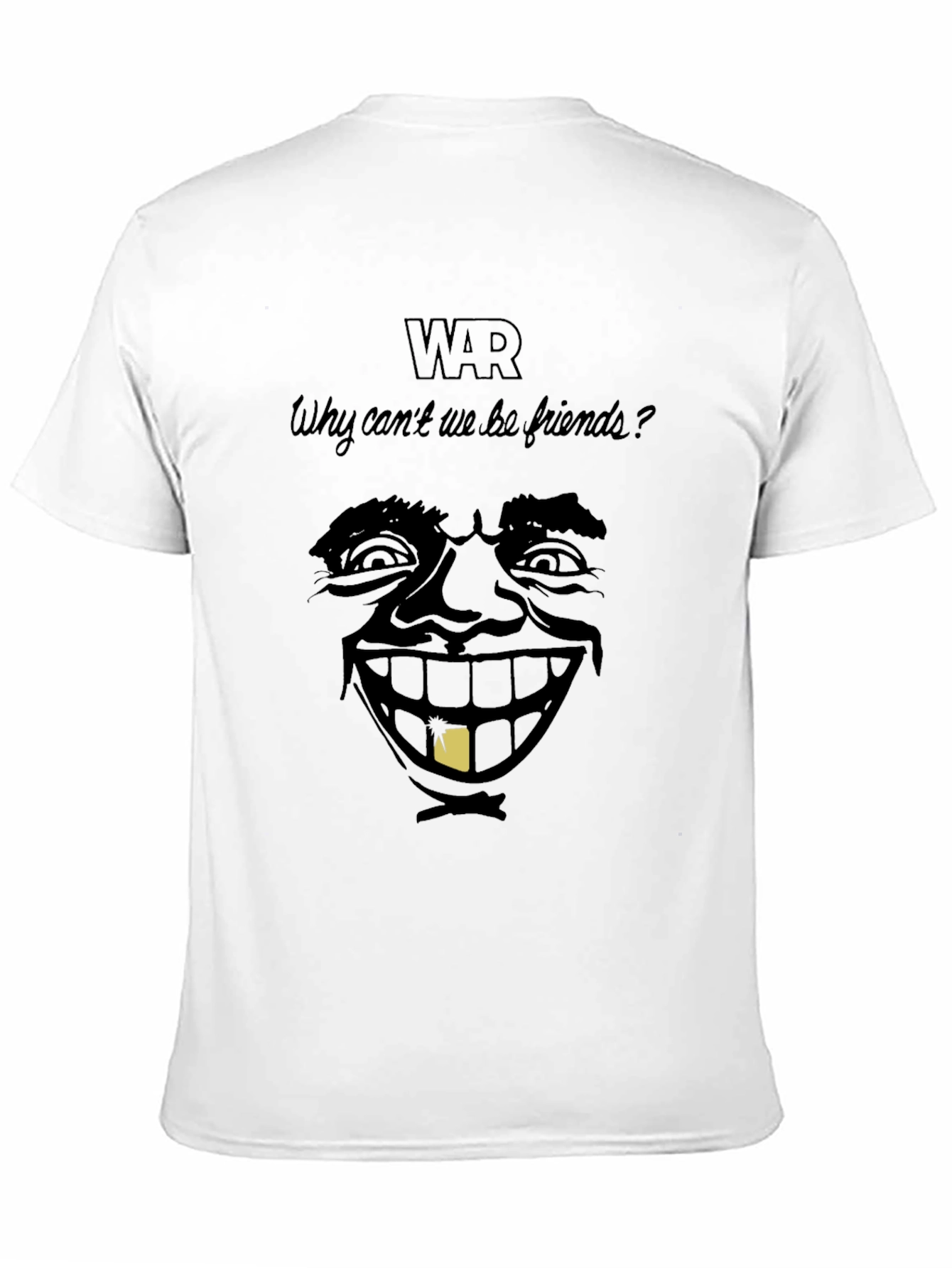 Black War Why Can't We Be Friends T-Shirt view 11