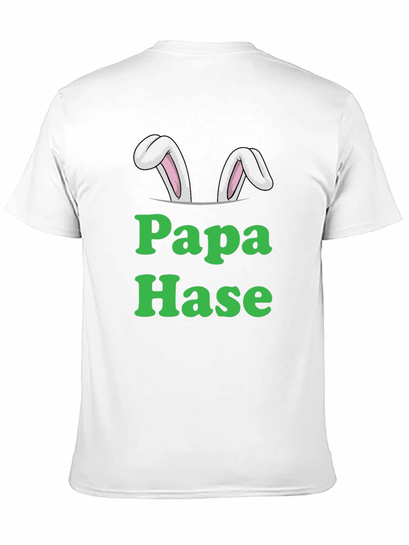 Camiseta Negra Papa Hase - Diseño Divertido de Pascua