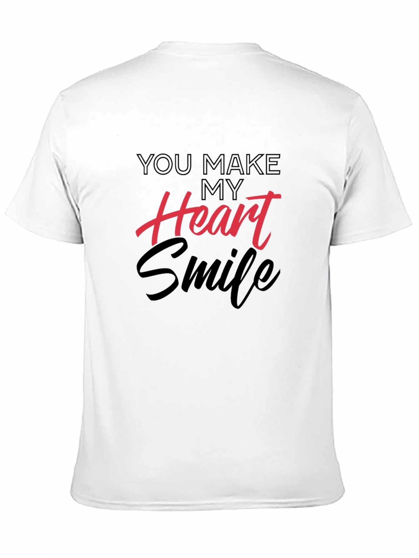 Black You Make My Heart Smile Graphic Tee view 11