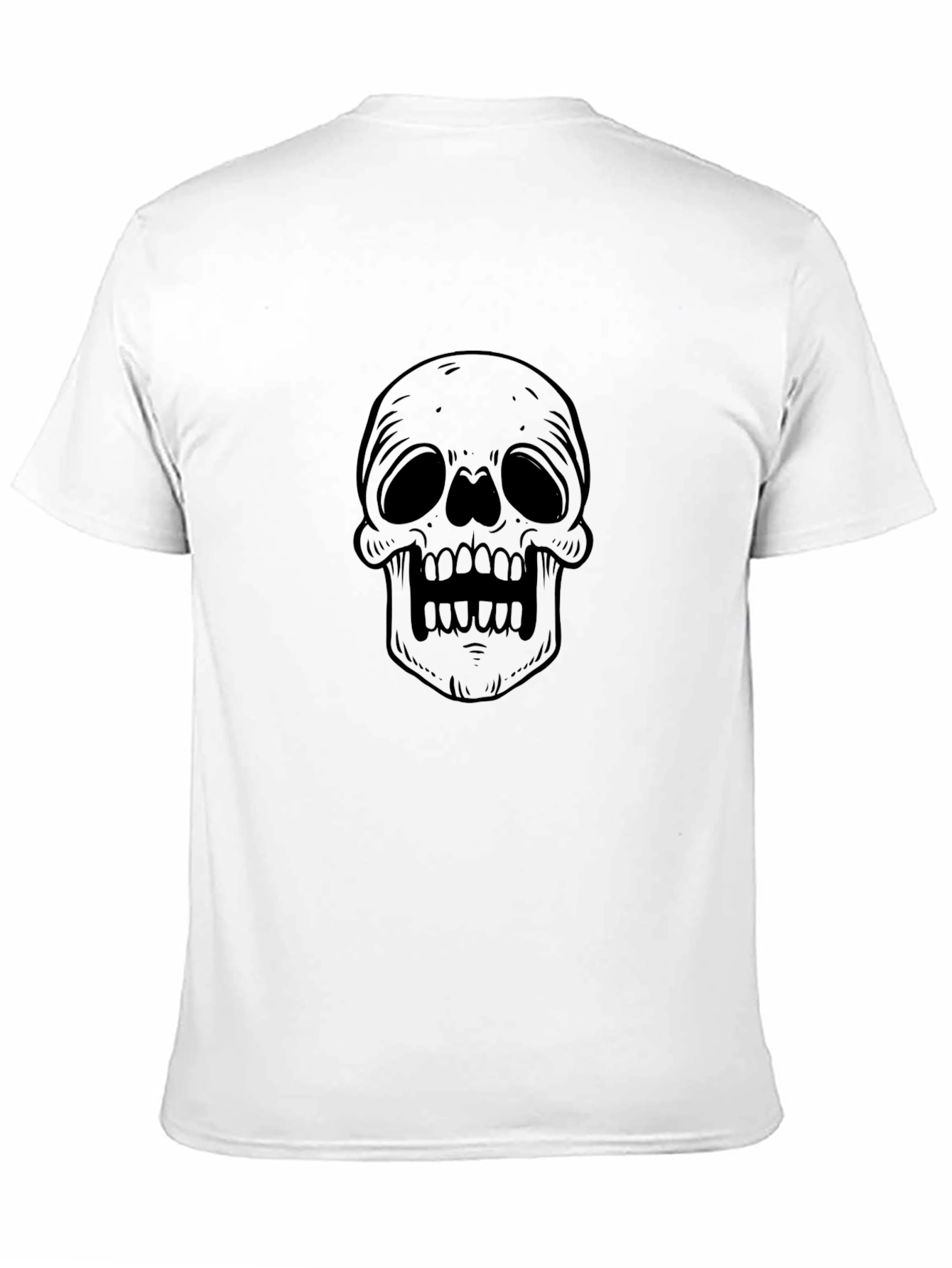 Black Skull Graphic Black T-Shirt - Edgy Style view 11
