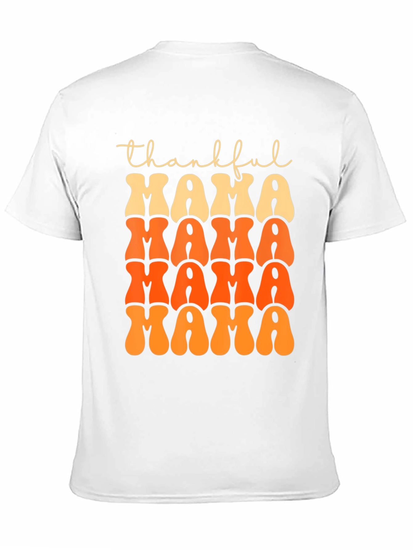 Black Thankful Mama T-Shirt - Fall Festive Tee view 11