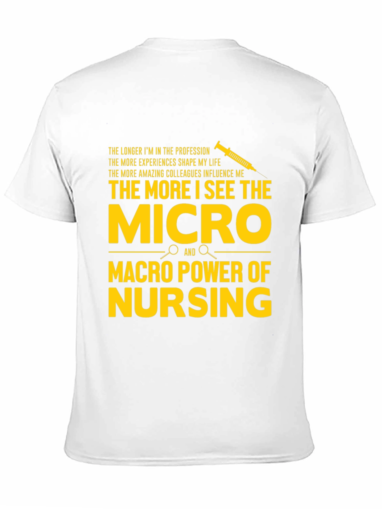 Black Nursing Power T-Shirt - Micro & Macro Appreciation view 11