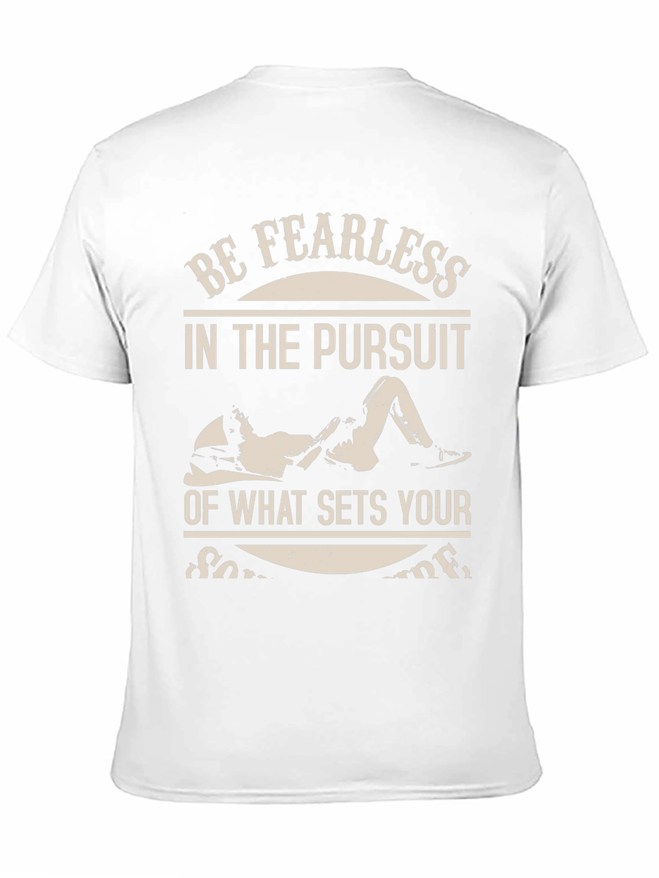 Black Fearless Pursuit Graphic T-Shirt - Black view 11