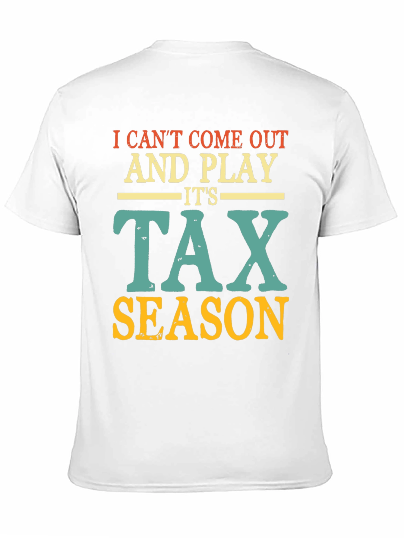 Black Tax Season T-Shirt - Accountant Humor Tee view 11