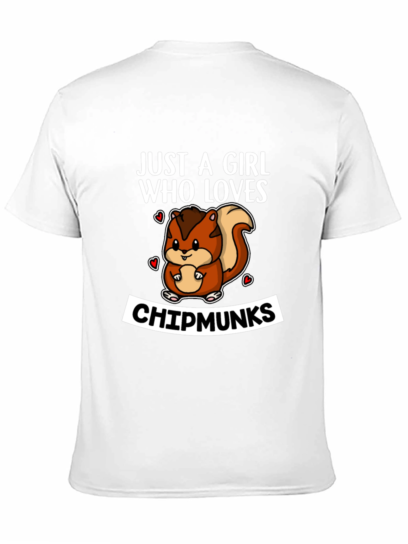 Black Girl Who Loves Chipmunks T-Shirt view 11