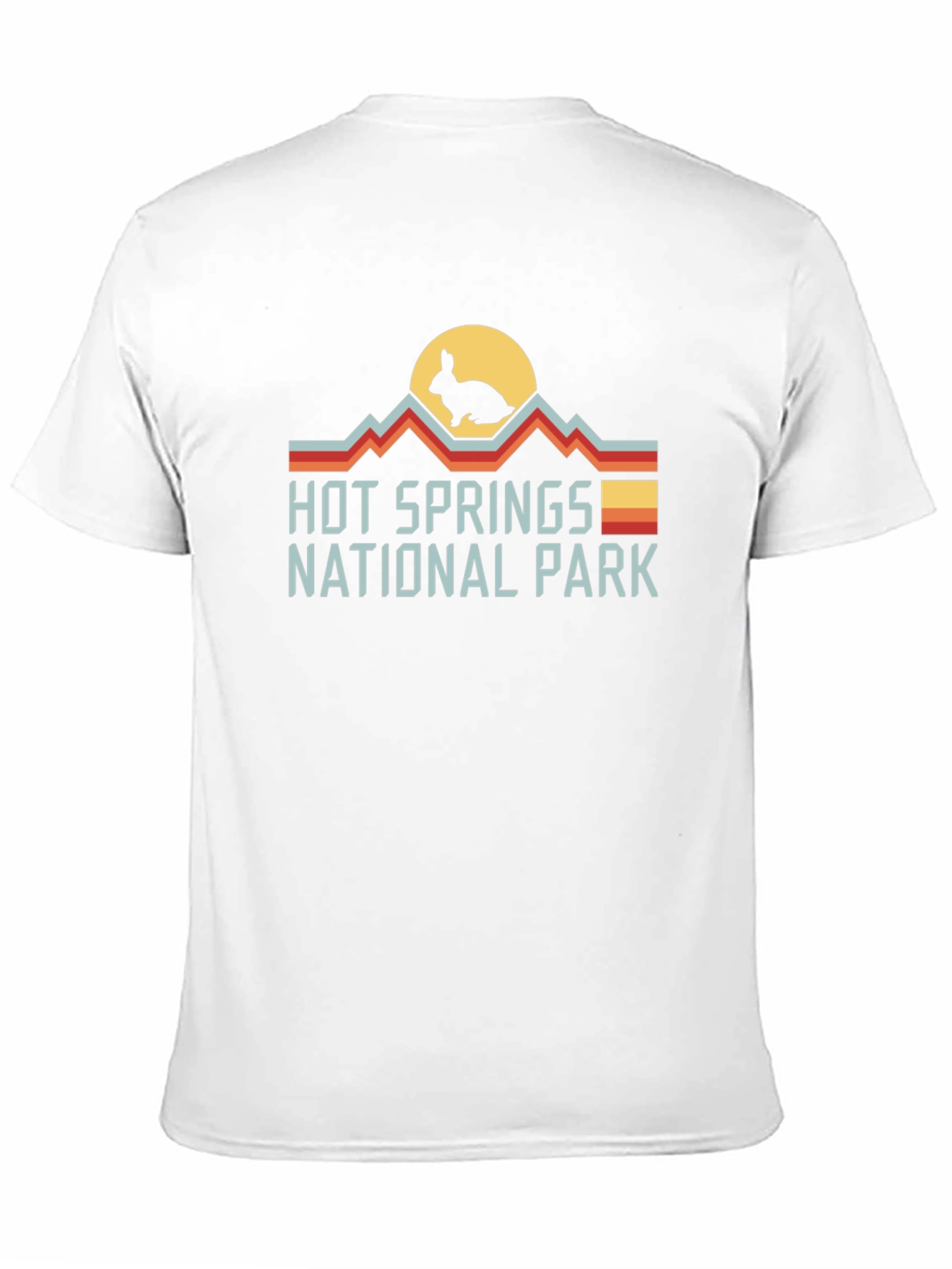 Black Hot Springs National Park Rabbit Graphic Tee view 11