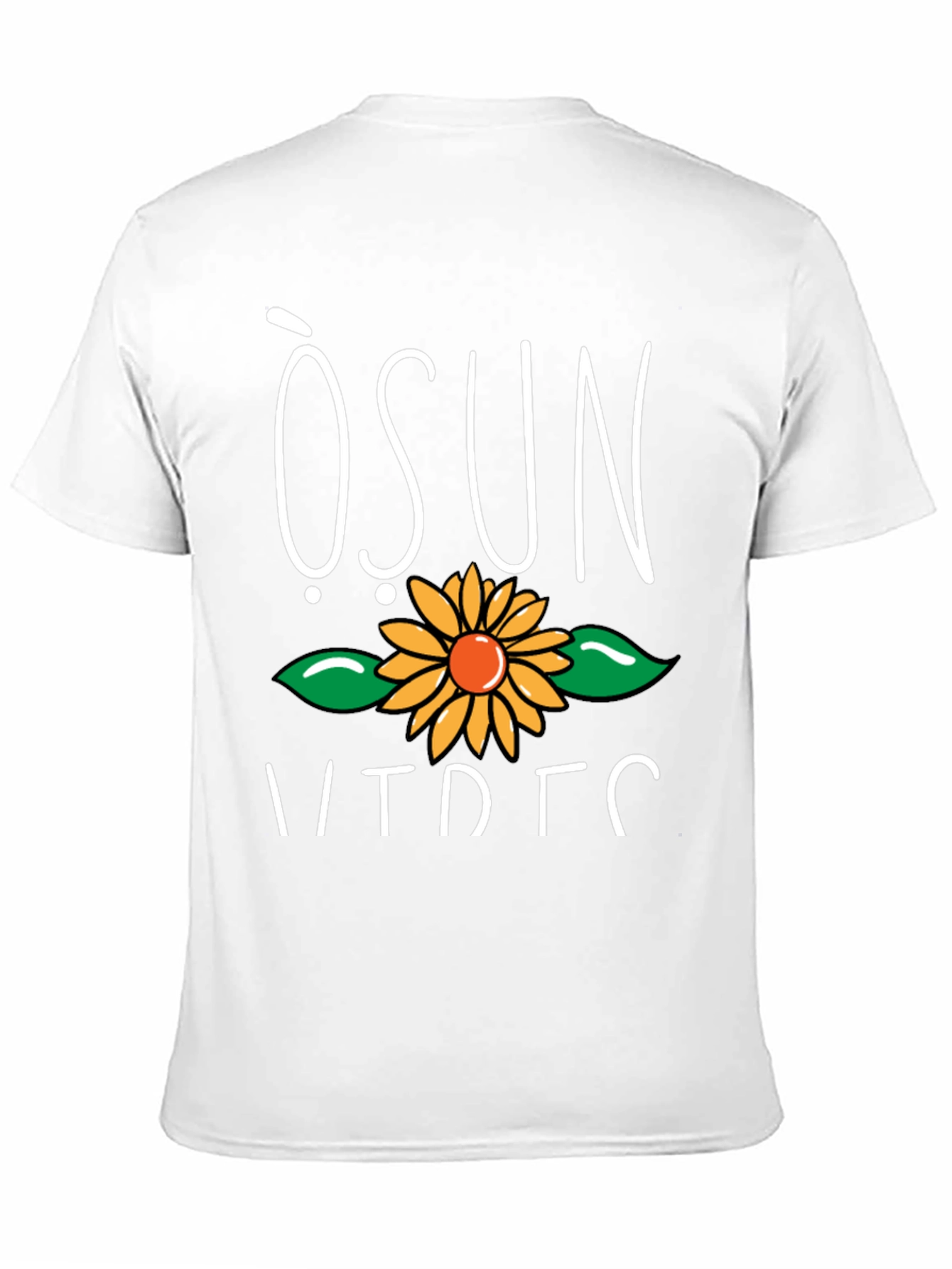 Black Osun Sunflower Graphic T-Shirt - Soft Cotton Blend view 11