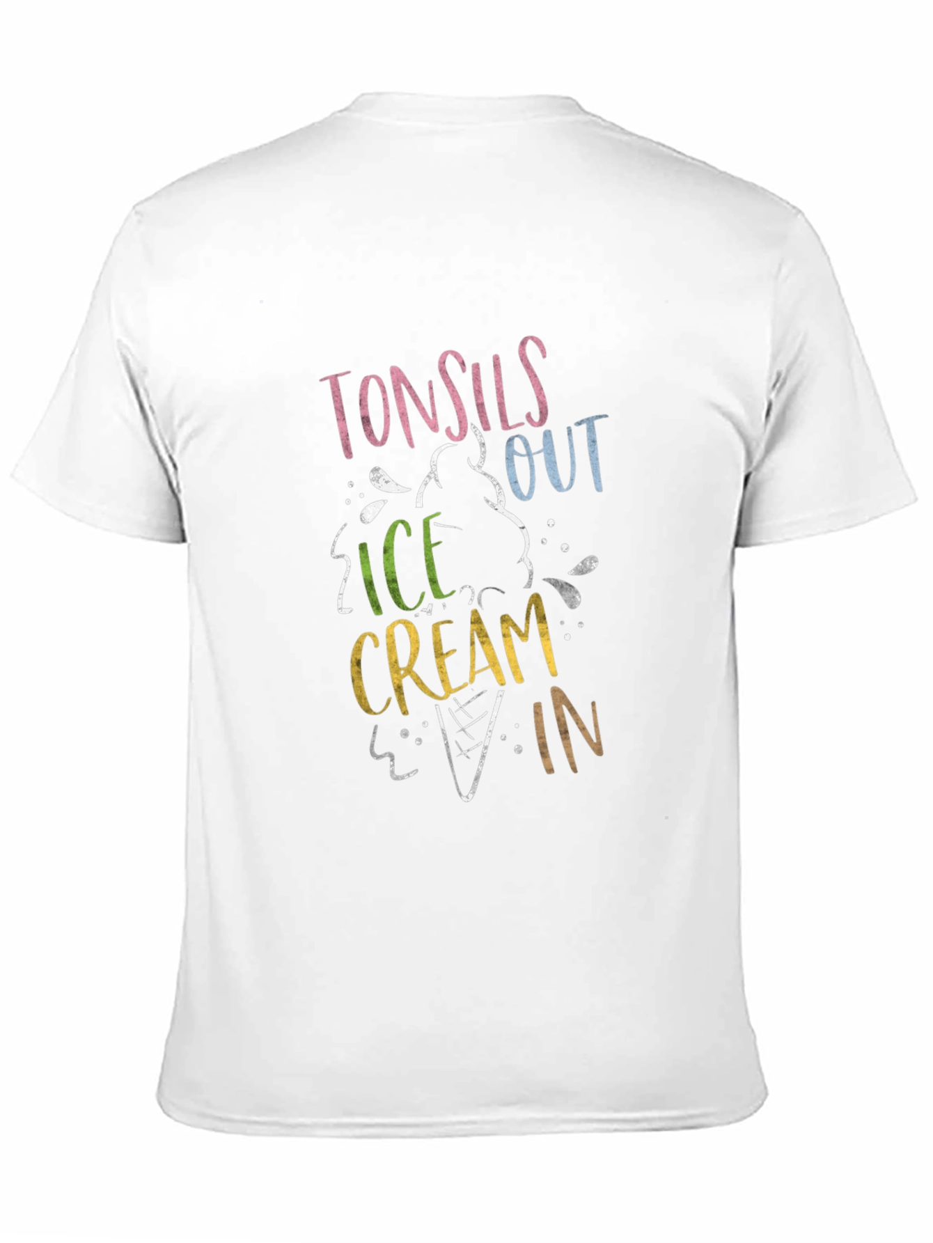 Black Tonsils Out Ice Cream In Black T-Shirt view 11