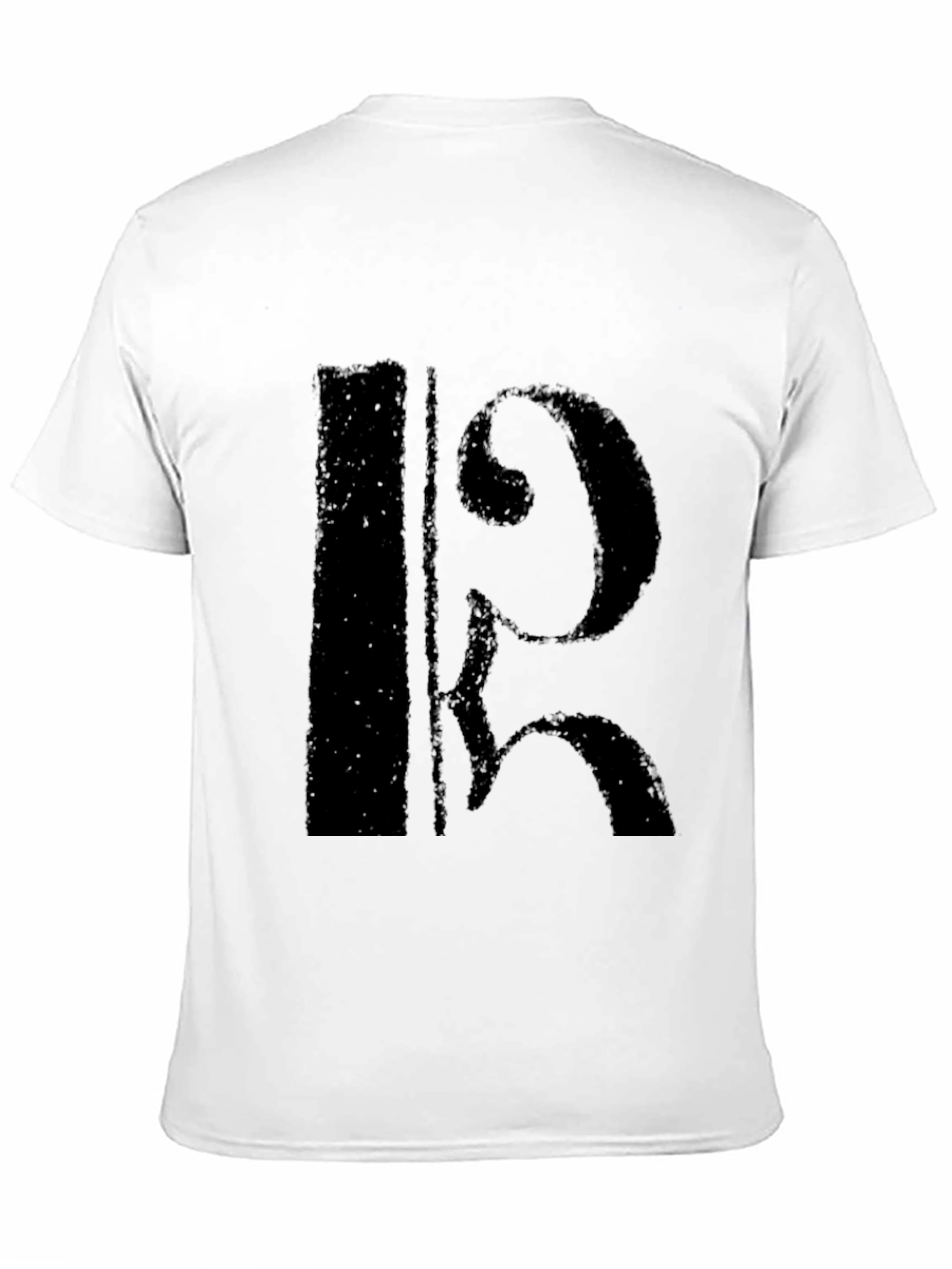 Black Black Alto Clef Music T-Shirt view 11