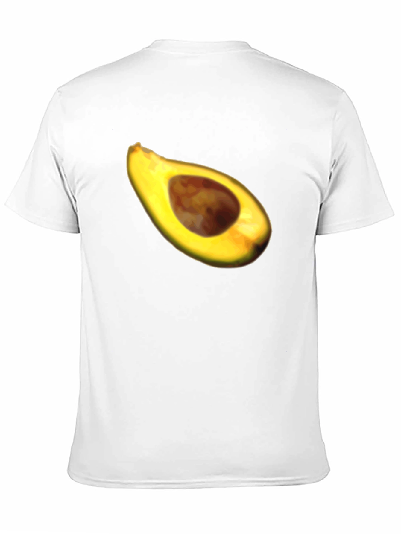 Black Avocado Slice Graphic Tee - Casual Black T-Shirt view 11