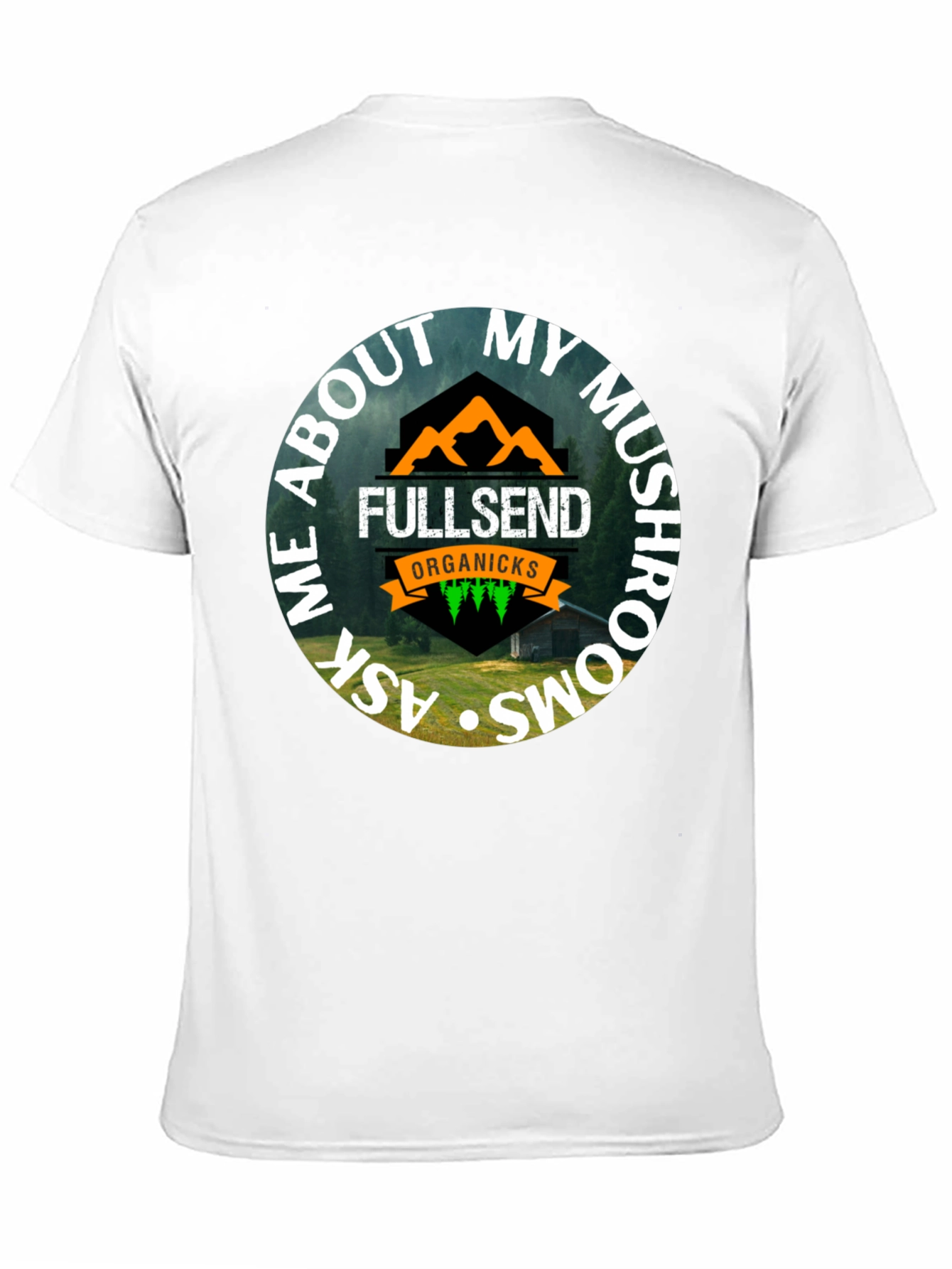 Fullsend Organicks Mushroom T-Shirt - 11
