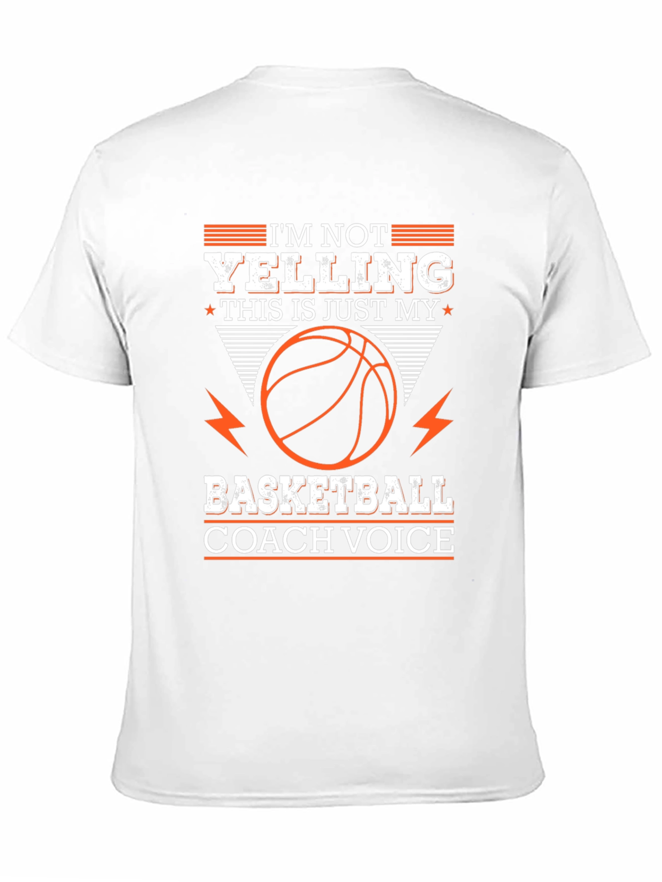 Black Basketball Coach Voice Graphic Tee view 11