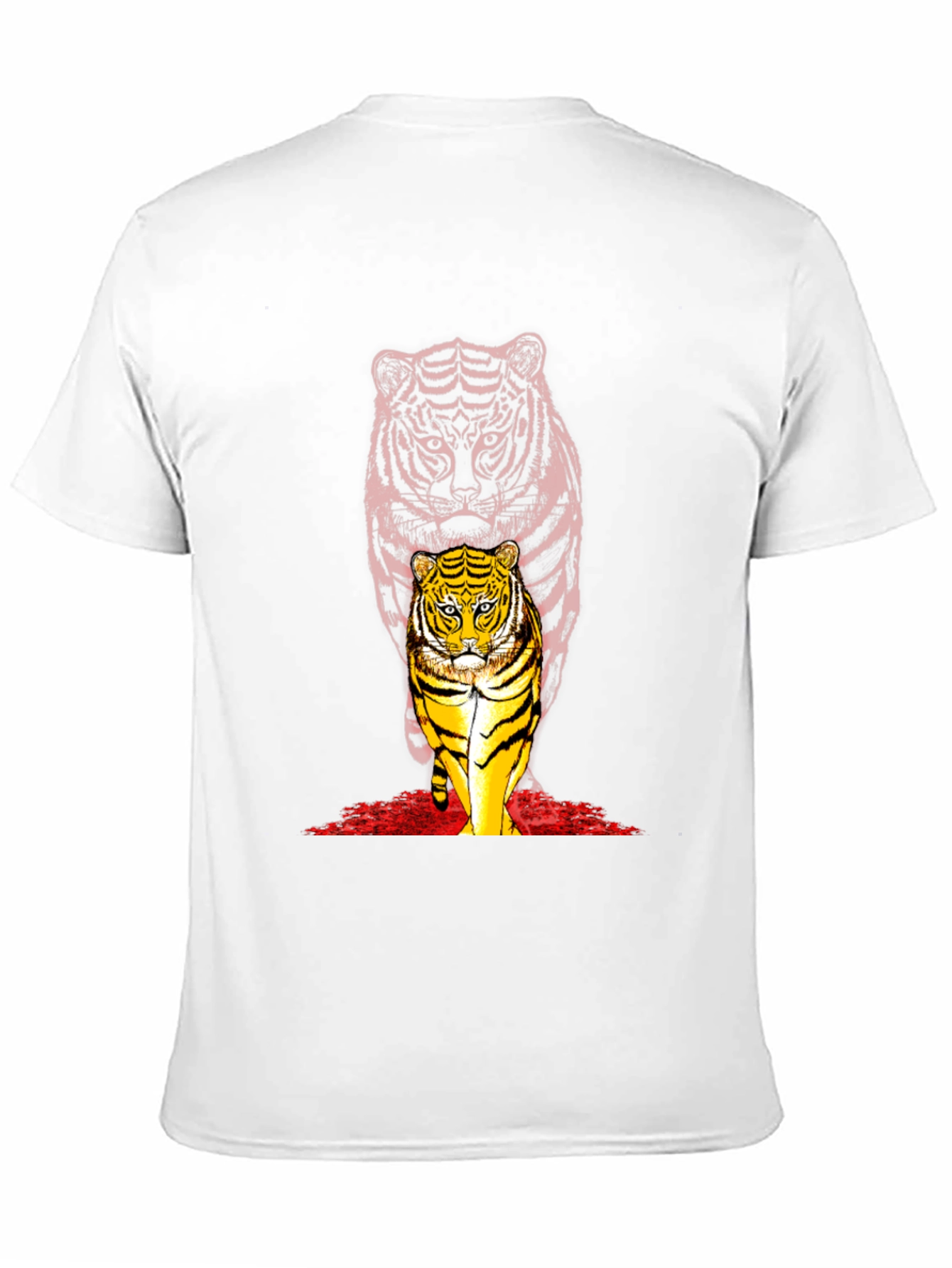 Black Tiger Graphic Black T-Shirt - Bold Animal Print view 11