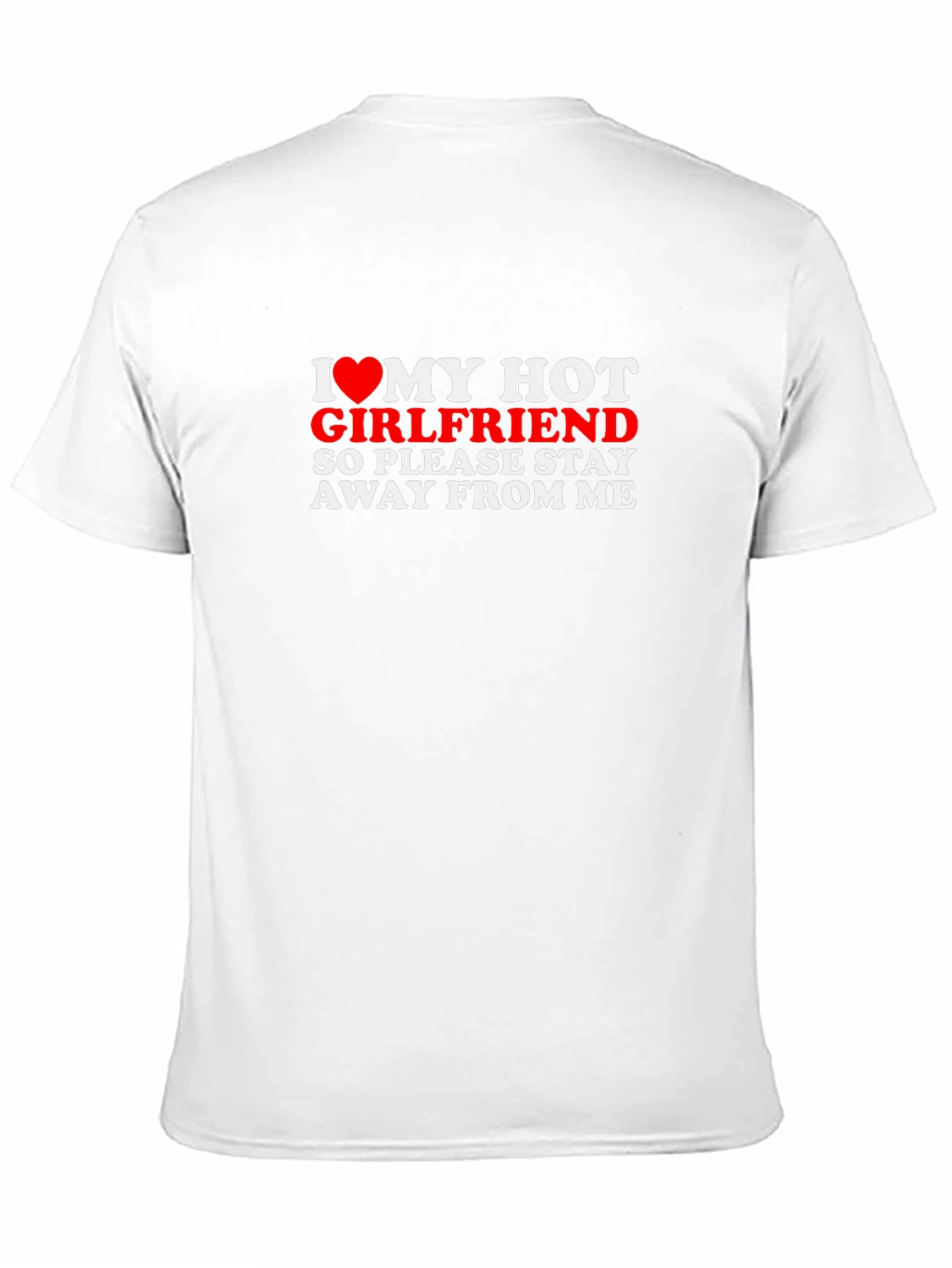 Black I Heart My Hot Girlfriend T-Shirt Novelty Gift view 11