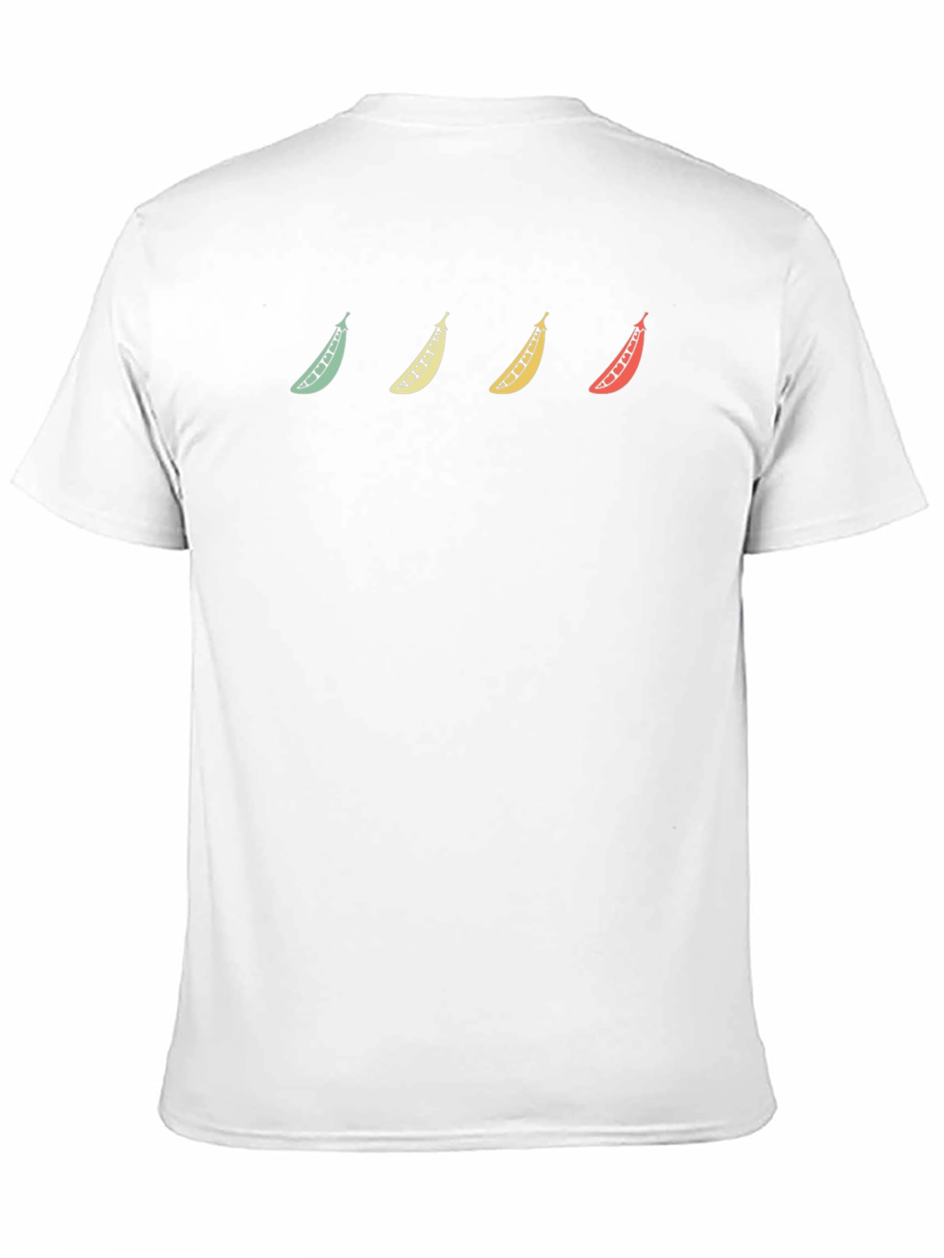 Black Colorful Pea Pod T-Shirt view 11