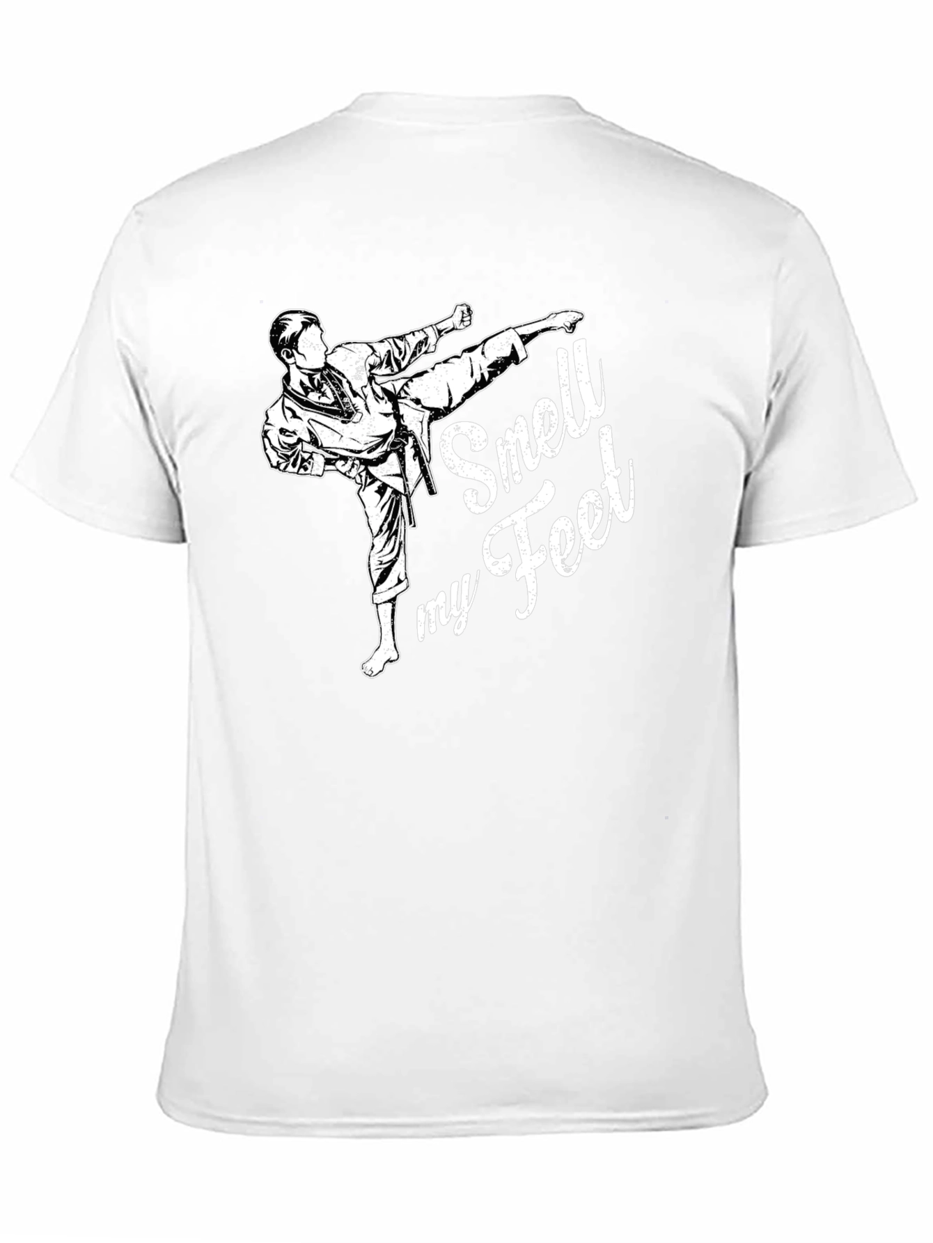 Black Smell My Feet Karate T-Shirt Funny Martial Arts Tee view 11