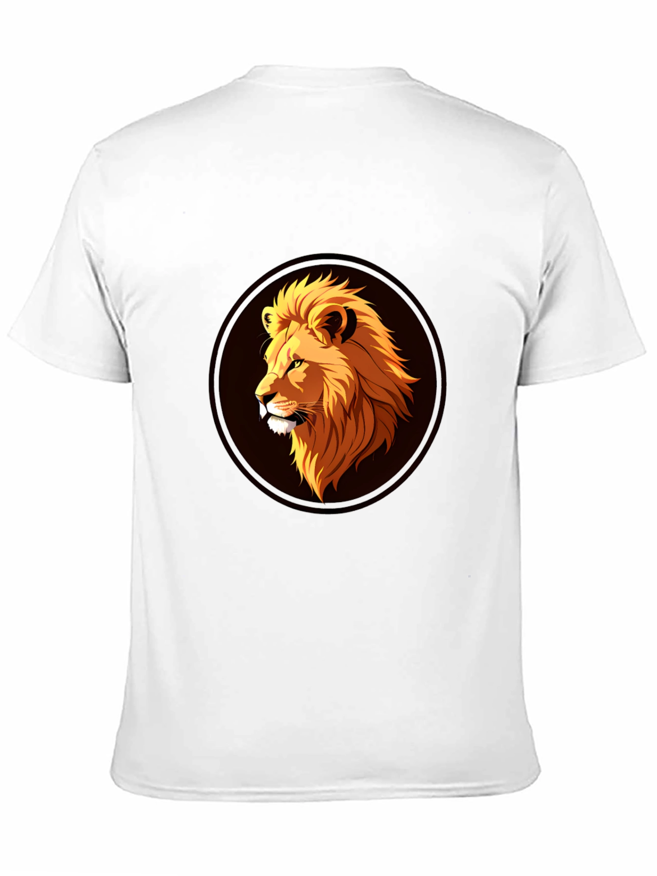 Black Lion Graphic Black T-Shirt - Stylish Men's Apparel view 11