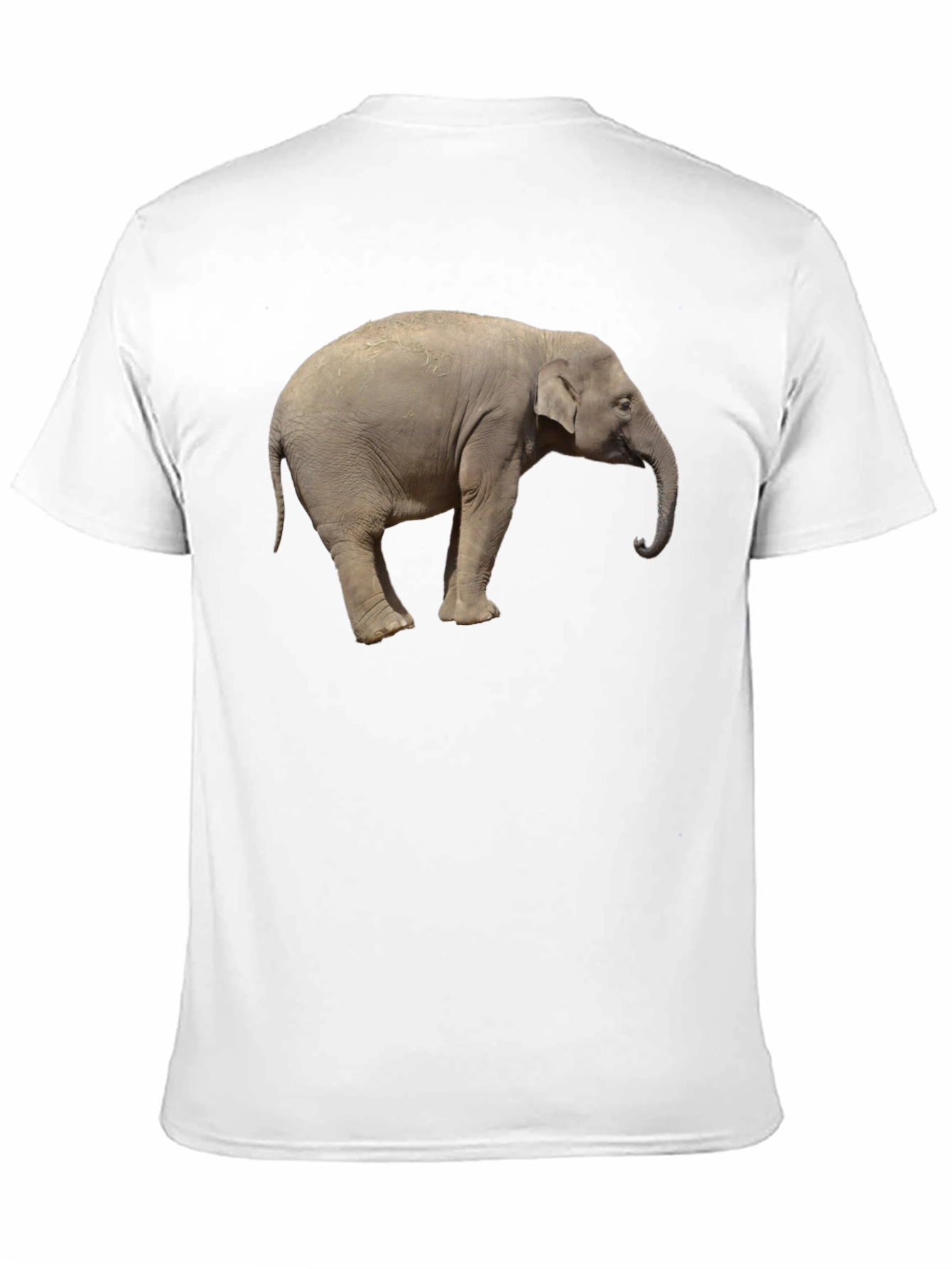 Black Elephant Graphic Tee - Cool Animal Print T-Shirt view 11