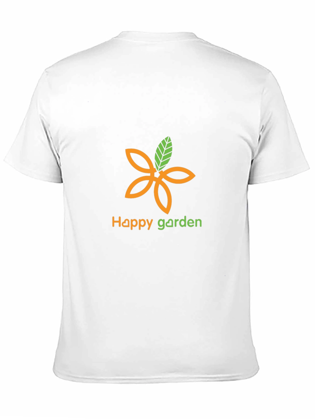 Black Happy Garden Graphic Tee - Black Cotton Blend view 11