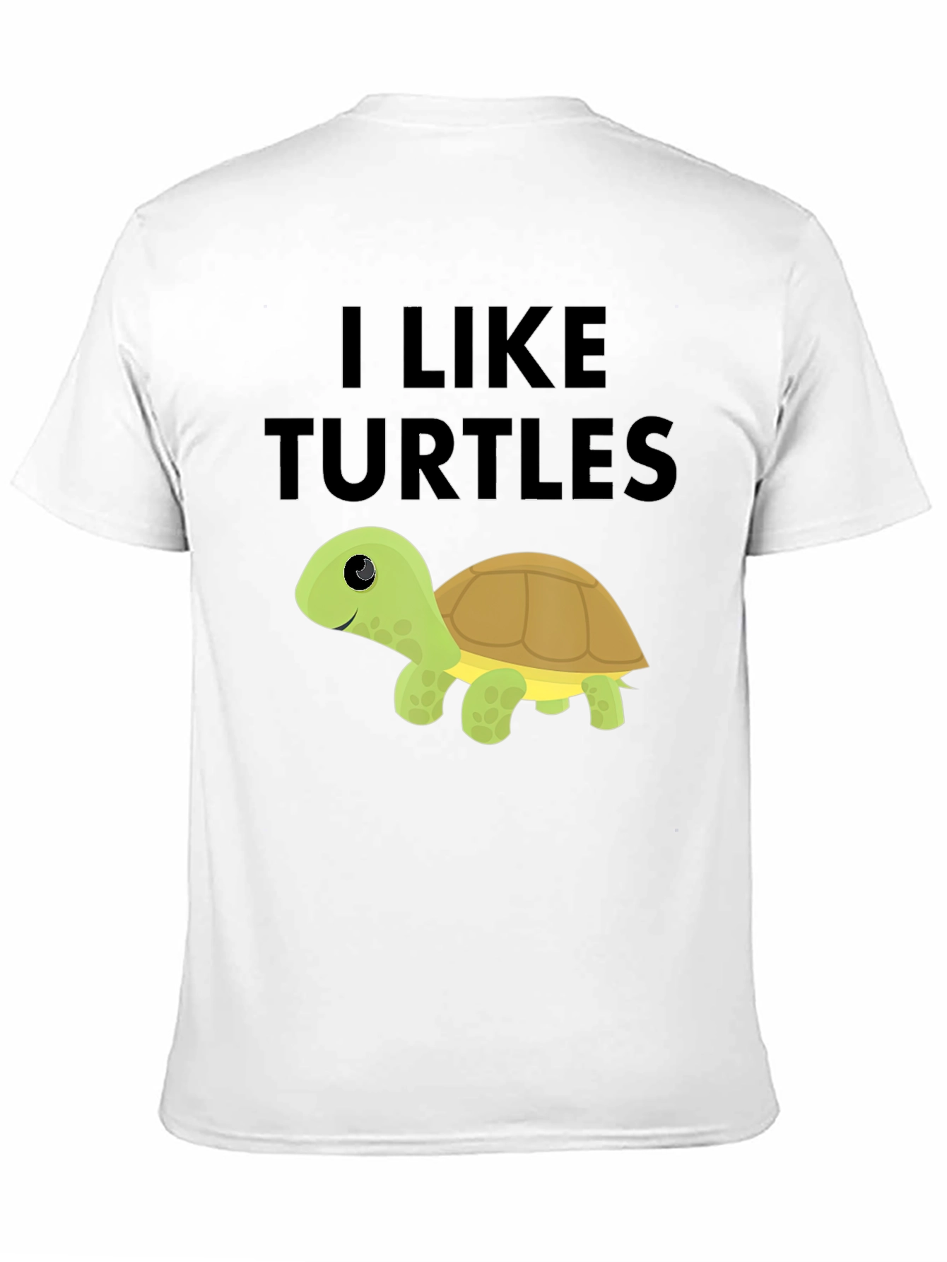 Black I Like Turtles Black T-Shirt view 11