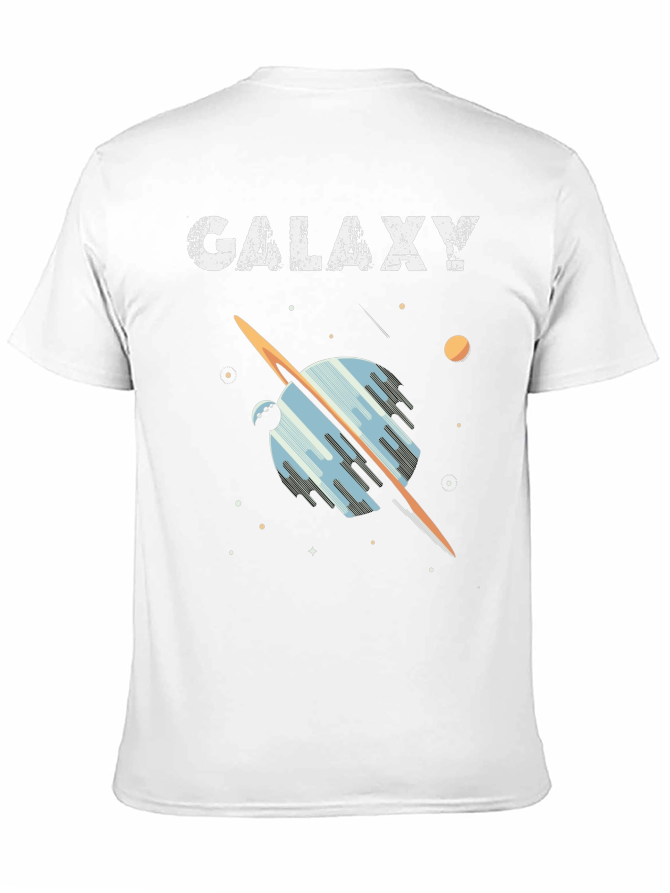 Galaxy Graphic Tee - Black Casual Short Sleeve - 11