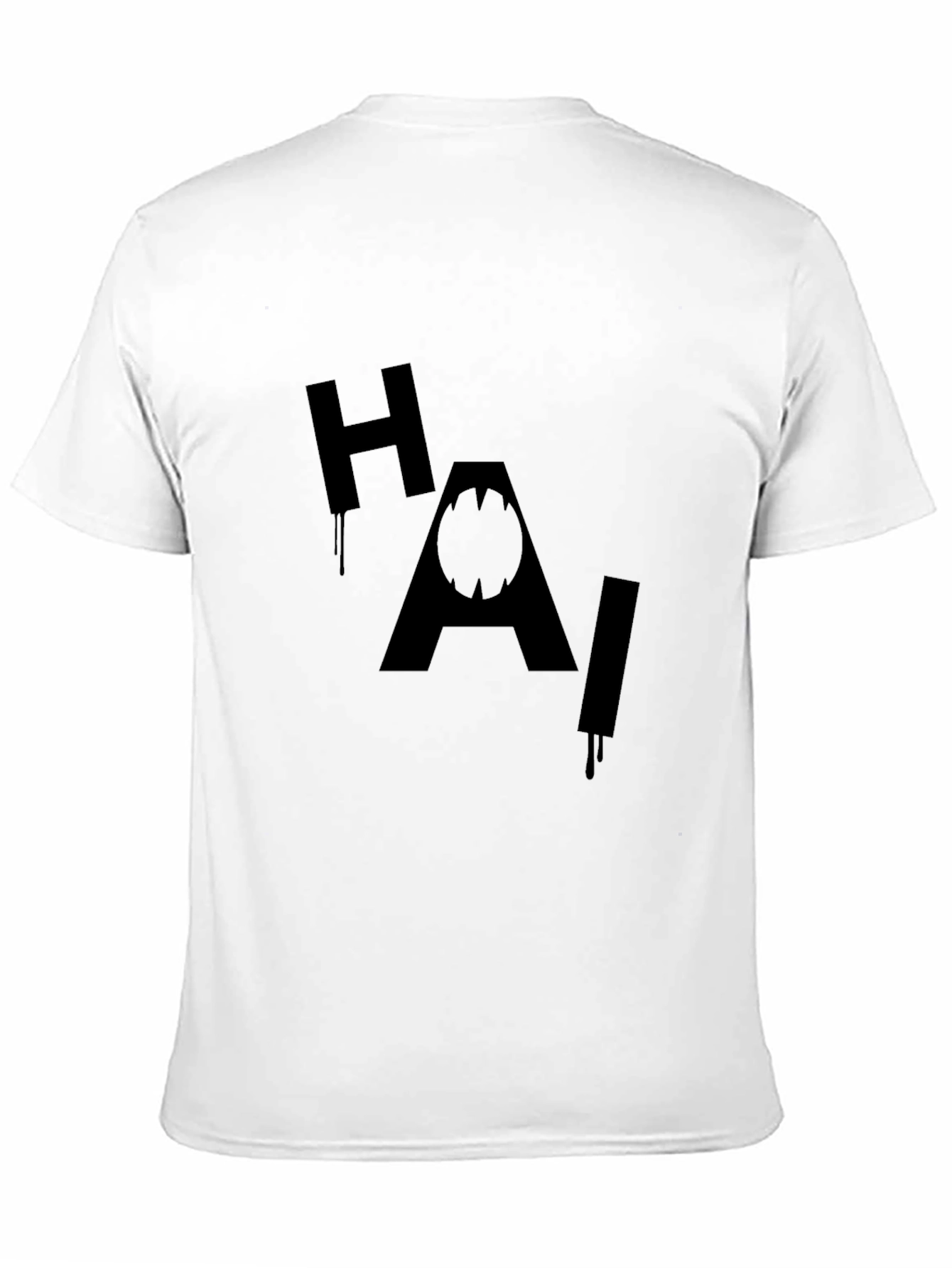 Black HAI Joker Inspired Black T-Shirt view 11