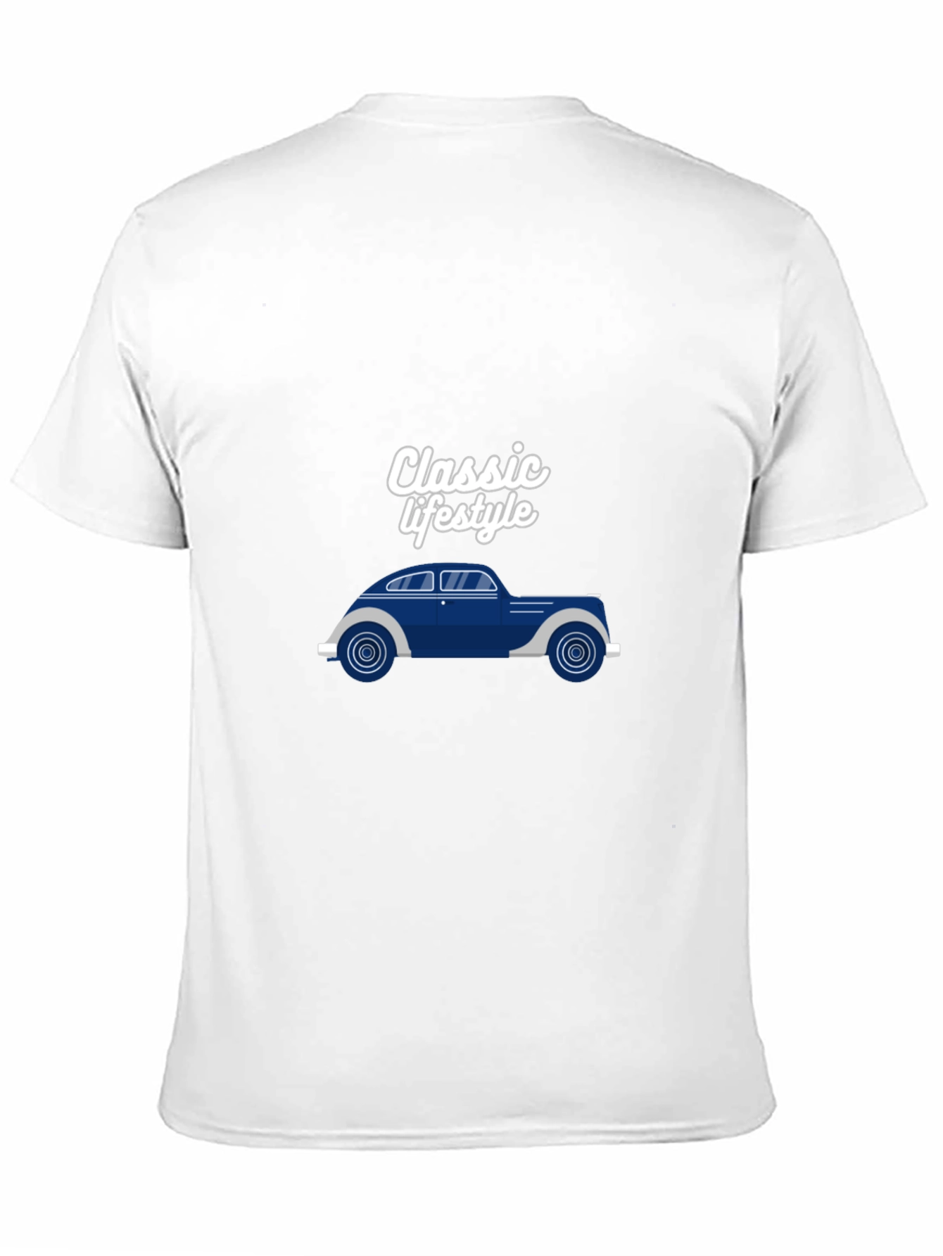 Black Classic Lifestyle Car Graphic Black T-Shirt view 11